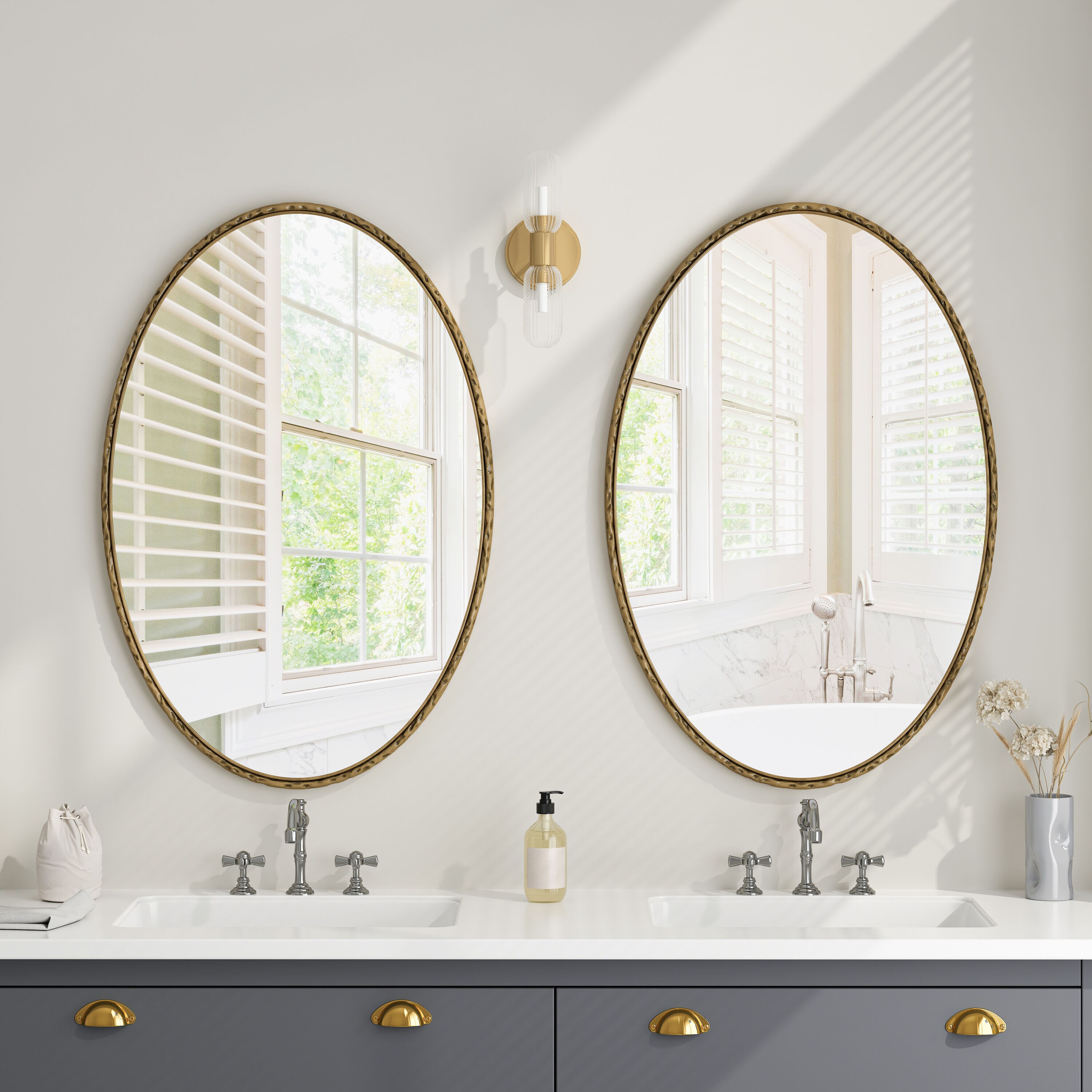 ES-DIY GF2727SQBK Decor-Mirrors - View #4