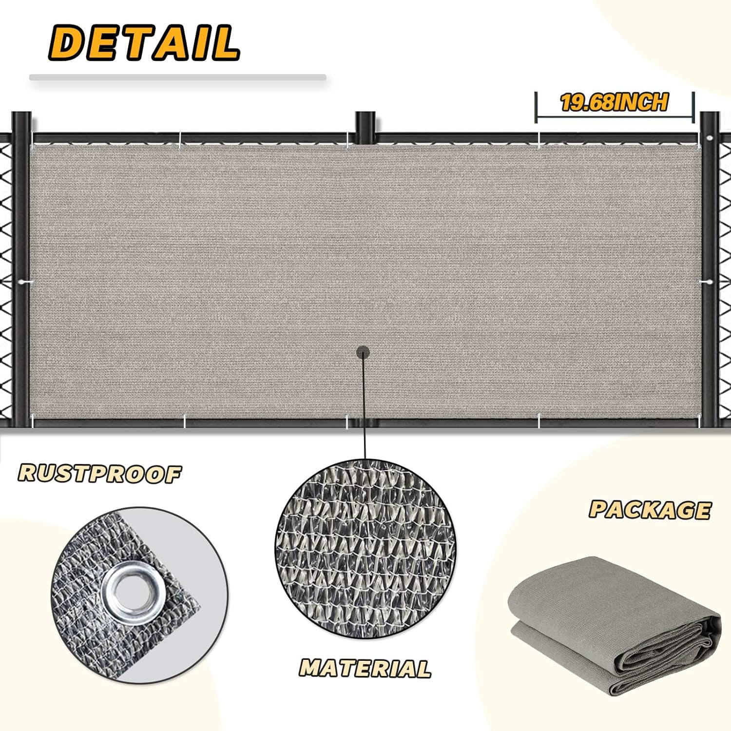 KIWDZFU LKI0704B022 Outdoor-Privacy-Screen - View #5