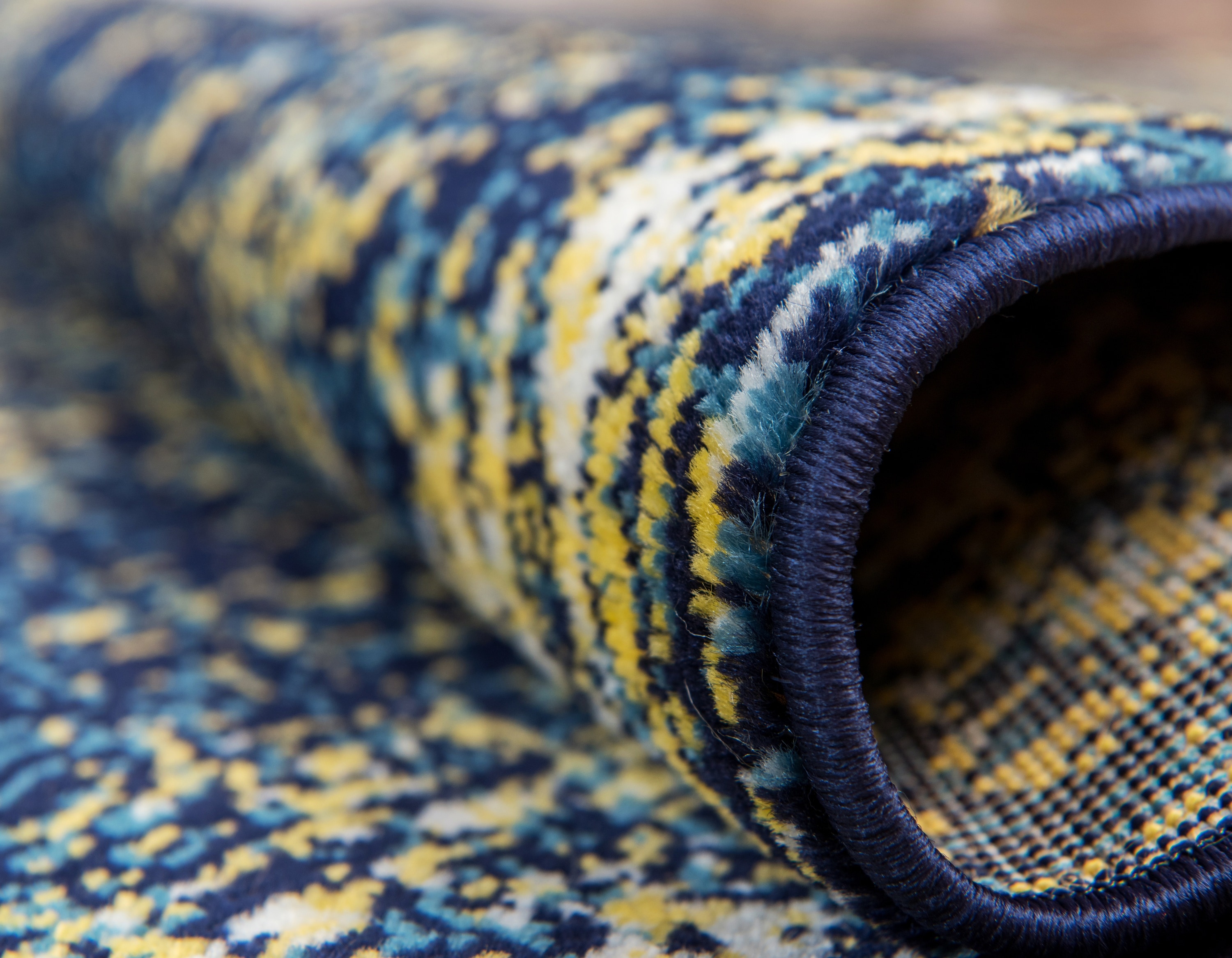 Yarn Vintage Rug - Blue – Lucky DeLuxe Fabrics