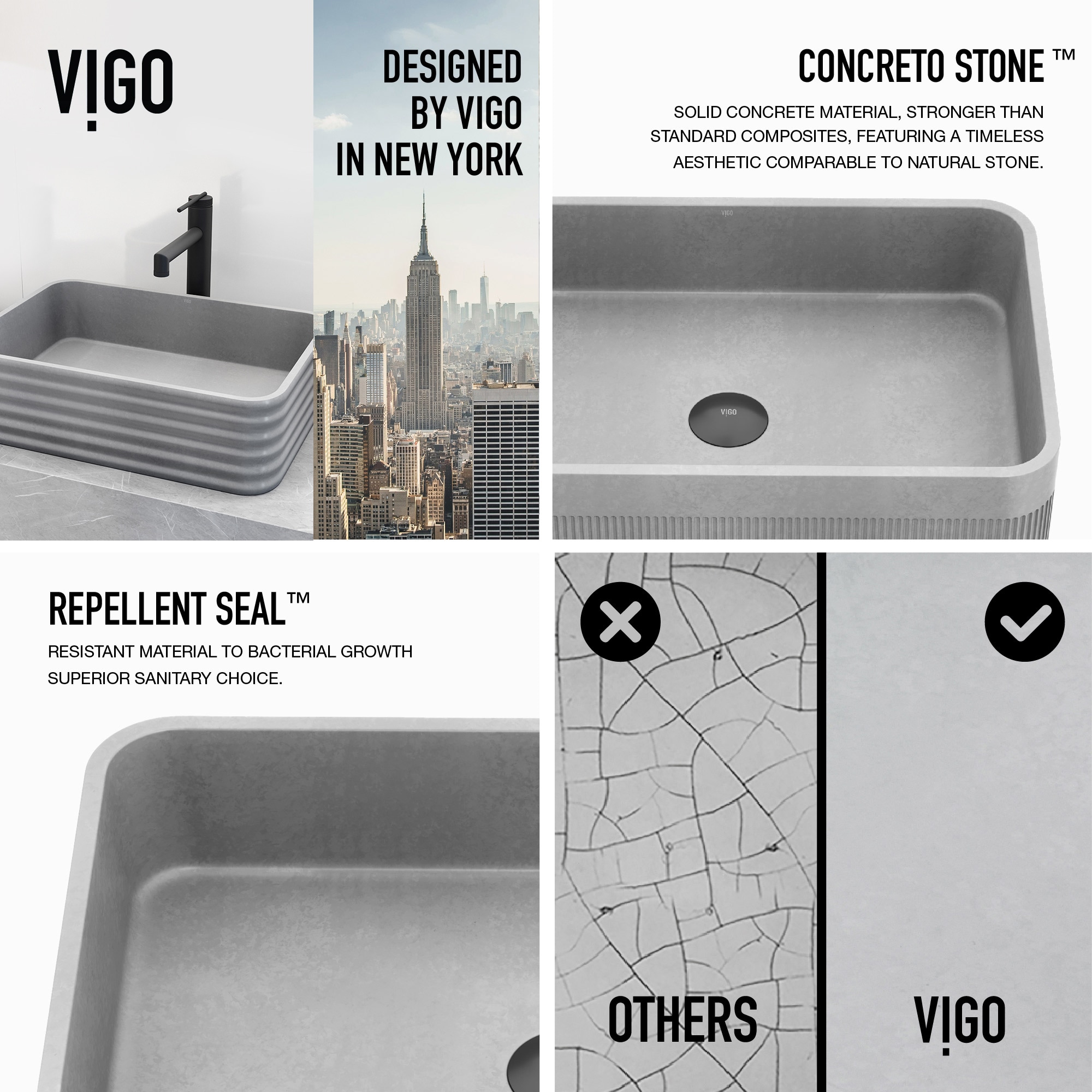 VIGO VGT2105 Bath-Sink - View #5