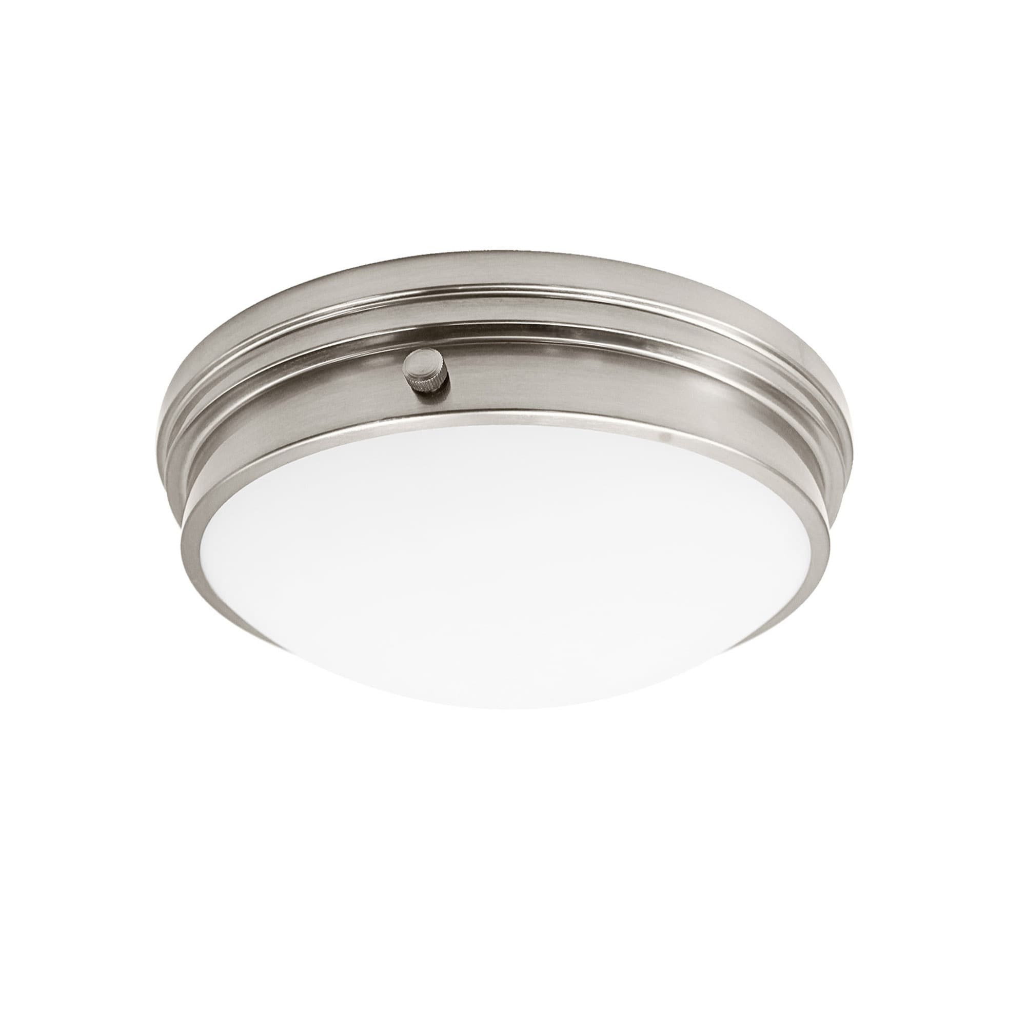 Lucere CL056CAC1625-30-BN Flush Mount Light 1 -Light 16-in Brushed Nickel Integrated LED Flush Mount Light