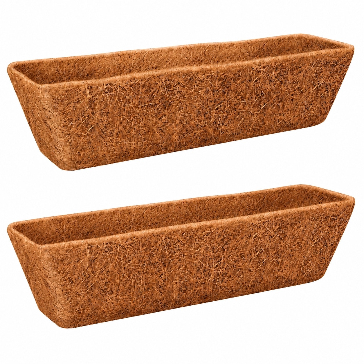 Aoibox 2 Pack 36 in Coconut Fiber Window Box Trough Planter Basket ...