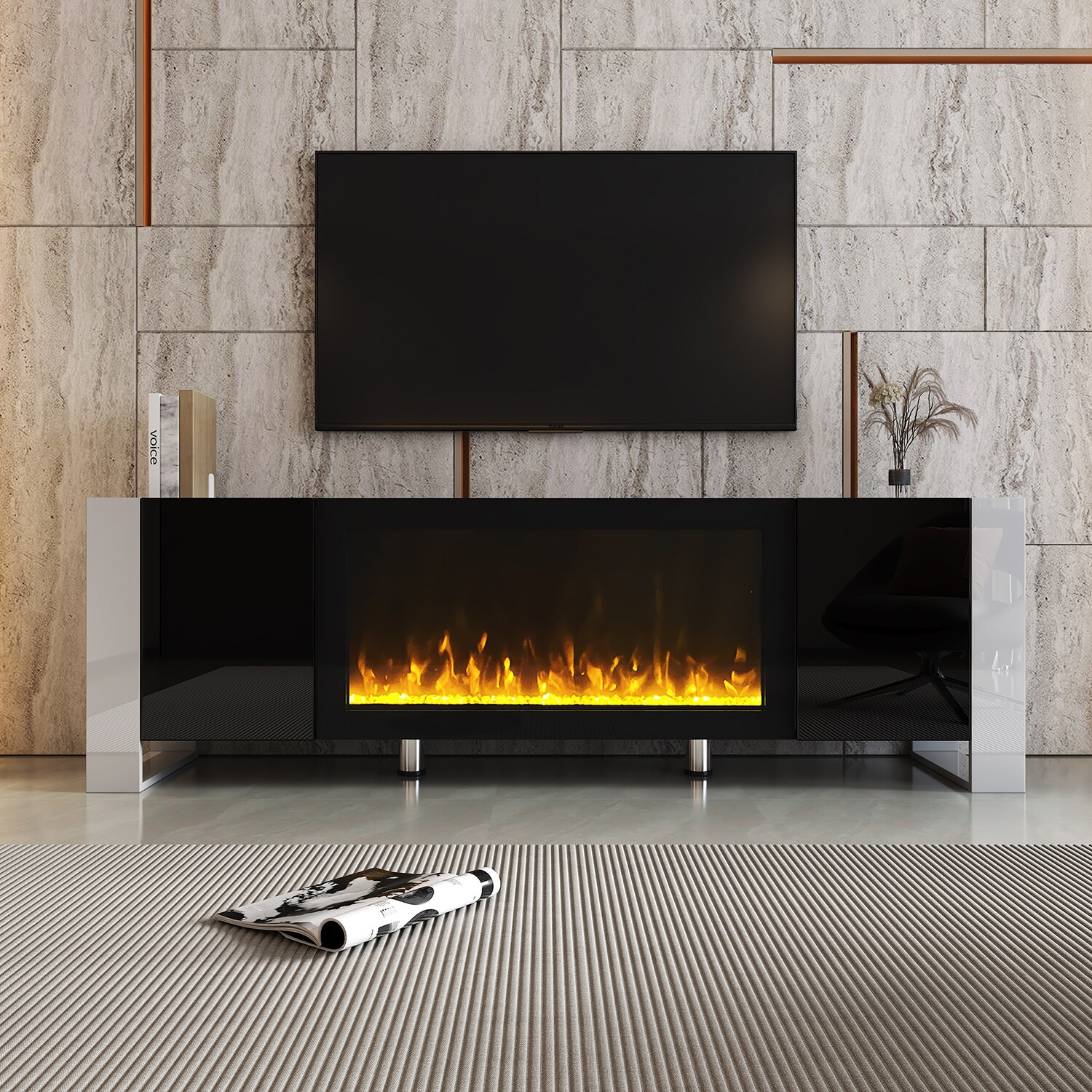 SINOFURN SYC070020GY Electric-Fireplaces - View #14