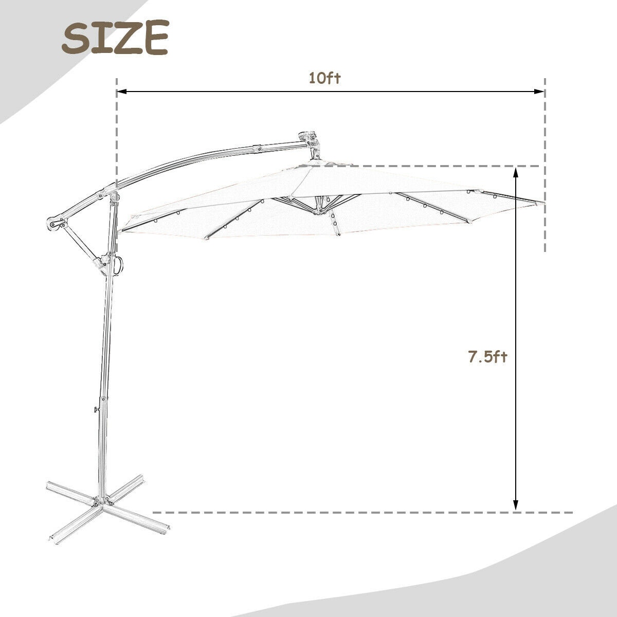 WELLFOR STN-TW01-LED Umbrellas-2 - View #8