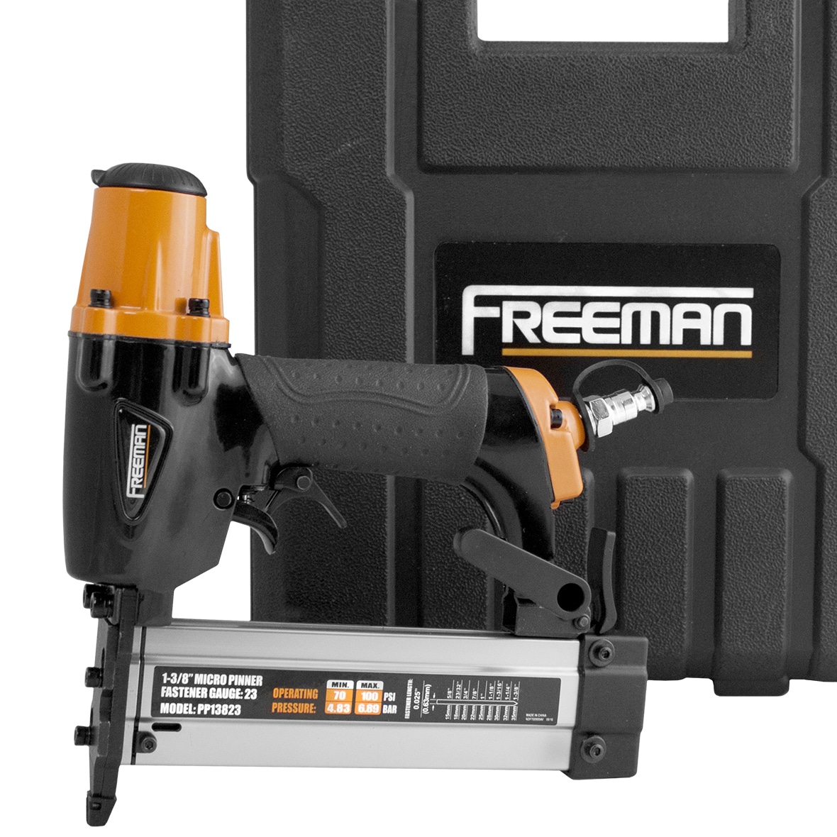 FREEMAN 1-3/8-in 23 -Gauge Pneumatic Pin Nailer #PP13823