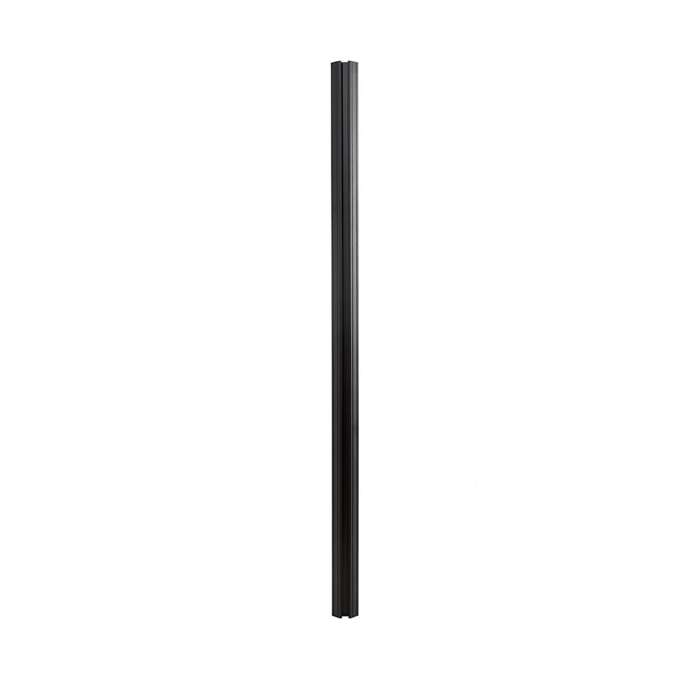 Fortress Building Products Evolver 6-ft H x 5-in W Matte Black Aluminum ...