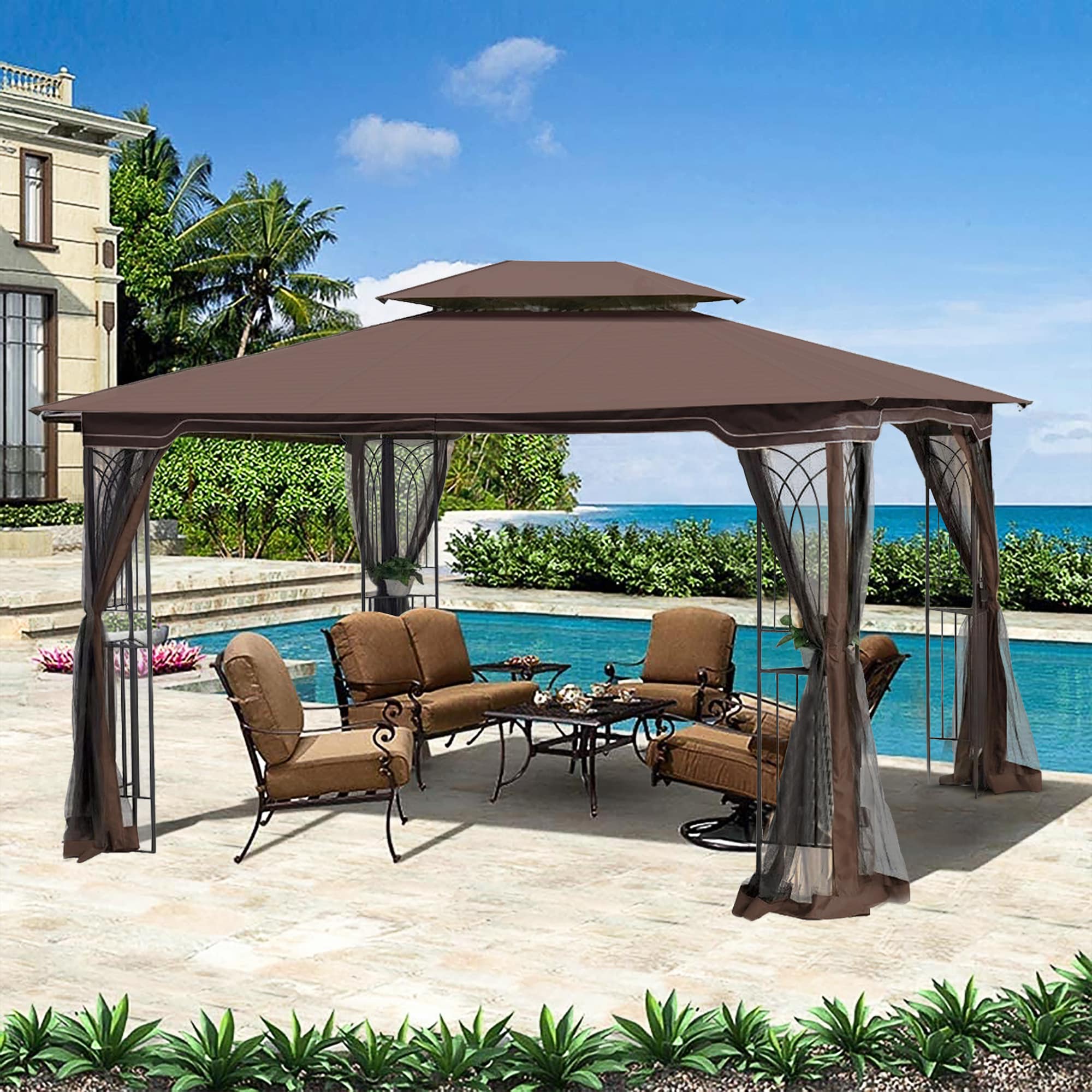 Bayfeve BFBU-33760 Wood-Resin-Gazebos - View #12