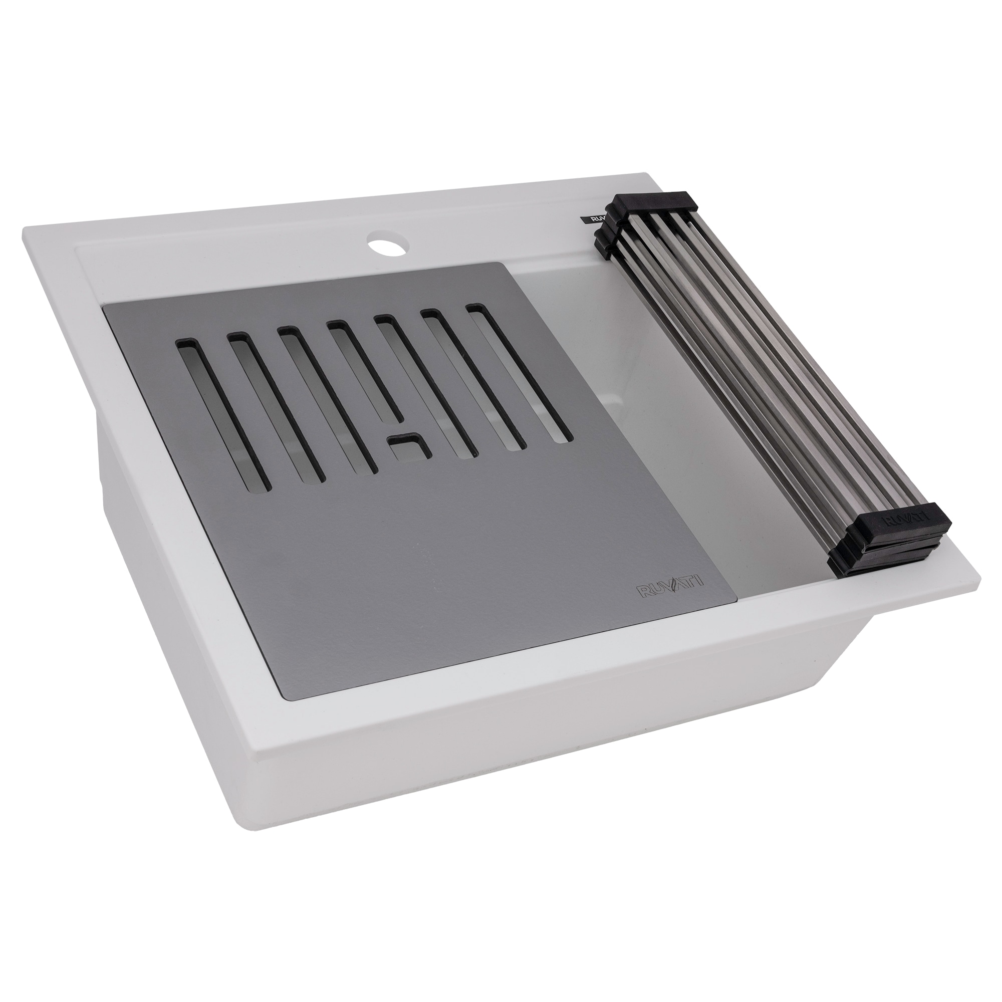 Ruvati RVG1622WH Kitchen-Sinks - View #3