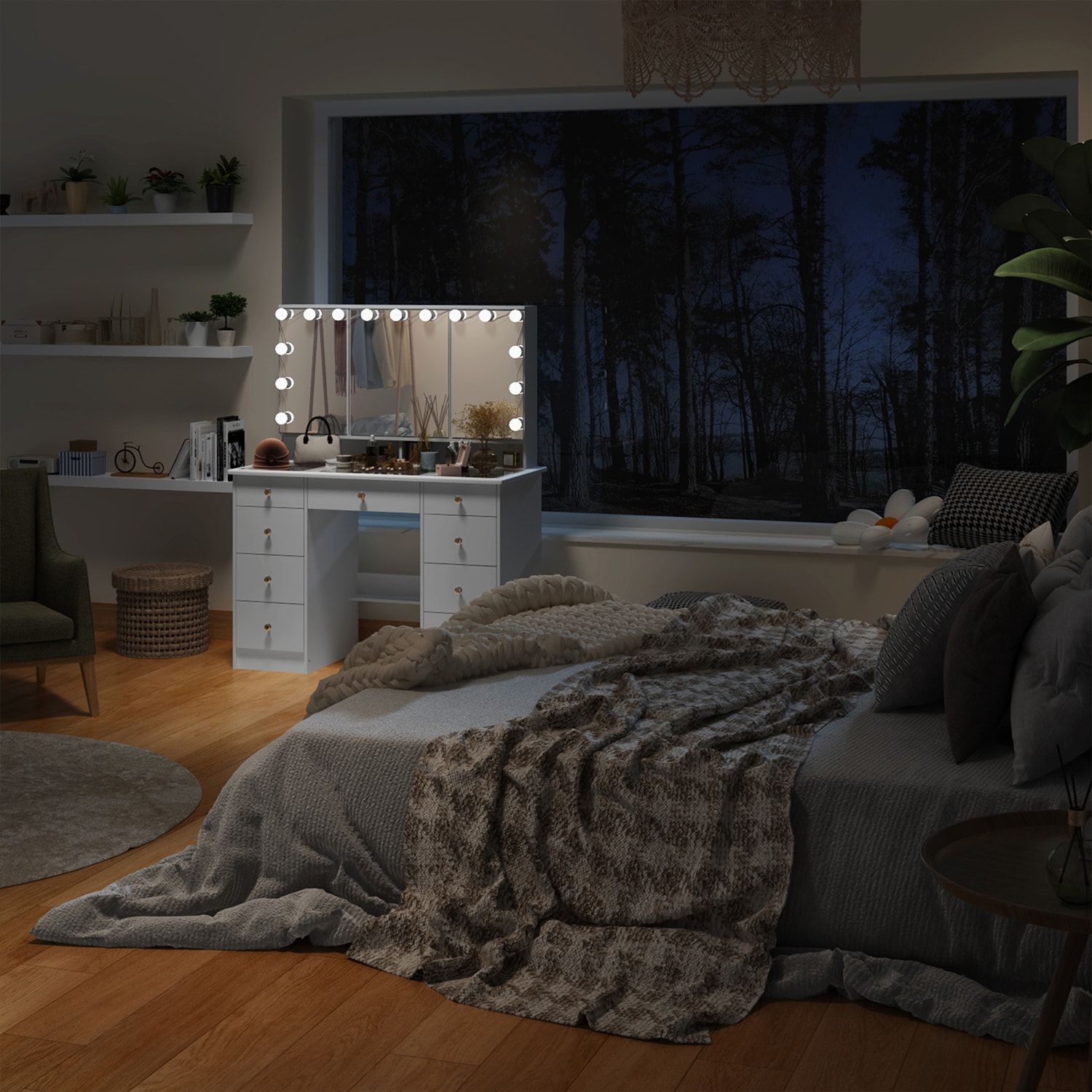 FUFU&GAGA KF210213-04 Bedroom-Vanities - View #5