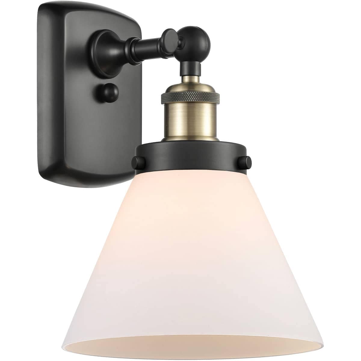 Innovations Lighting 1957136 916-1W-BAB-G41 Ballston Large Cone Wall Sconce