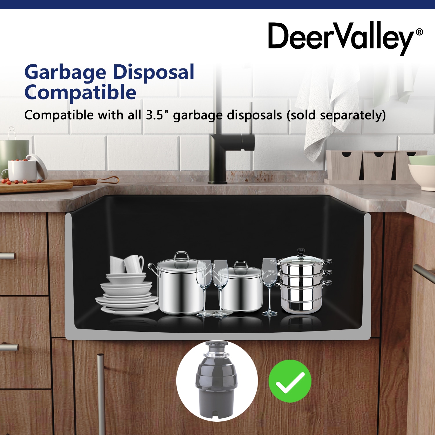 DeerValley DV-1K0012 Kitchen-Sinks - View #3