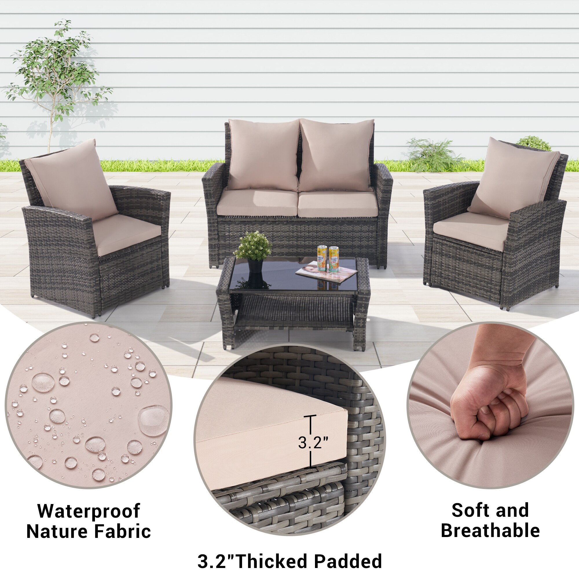 EXTRAUP YHLW874P146982 Patio-Conversation-Sets - View #5