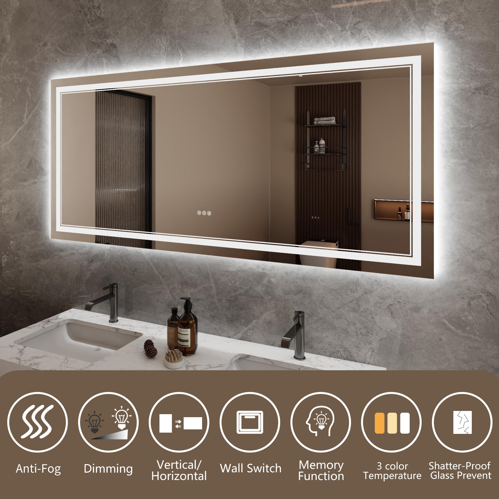 Bayfeve BFXB-9S3272-MIR Framed-Bath-Mirrors - View #7