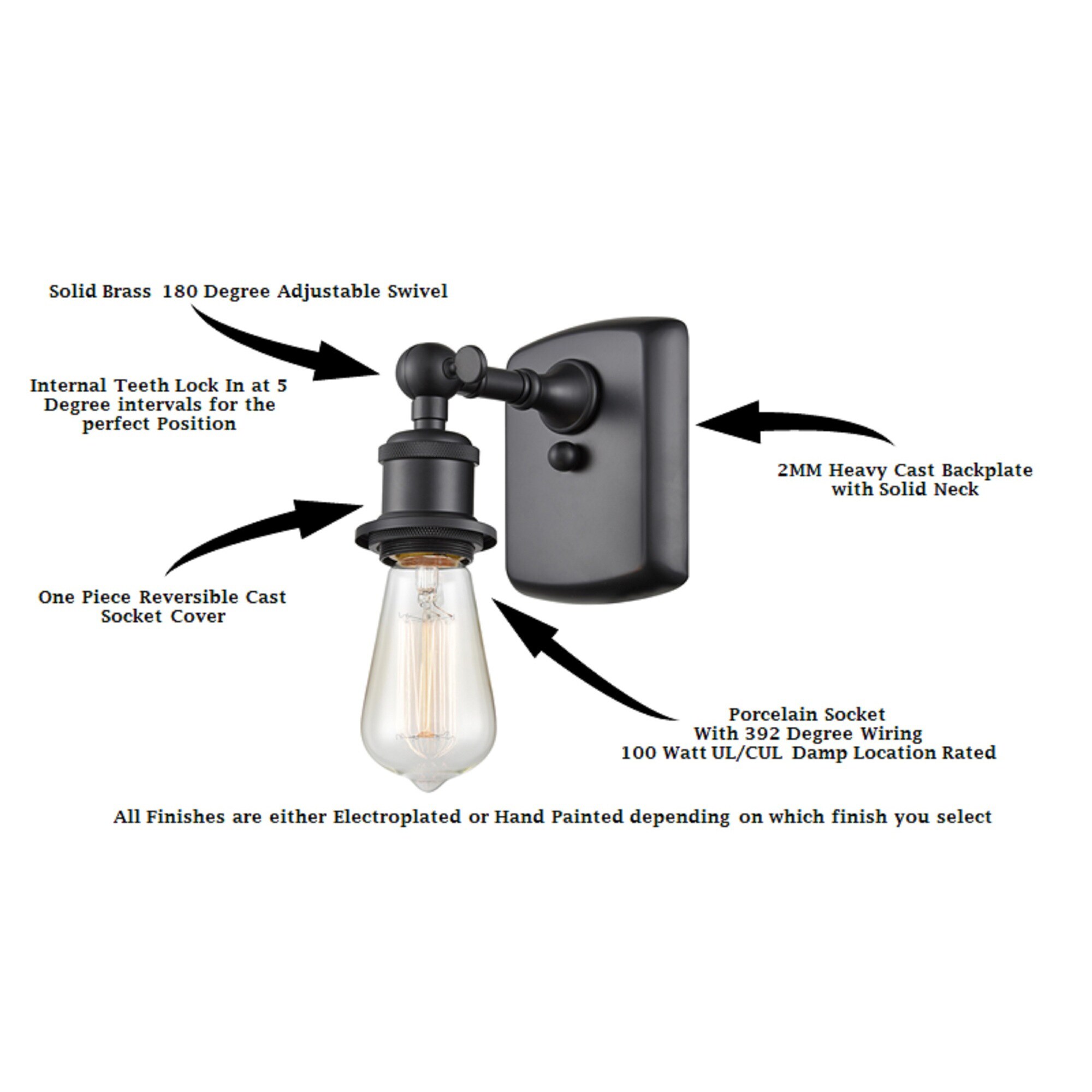Innovations Lighting 516-1W-BK b090000 - View #3