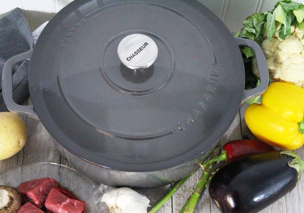 Chasseur 6.25-Quart Cast Iron Dutch Oven in the Cooking Pots department at