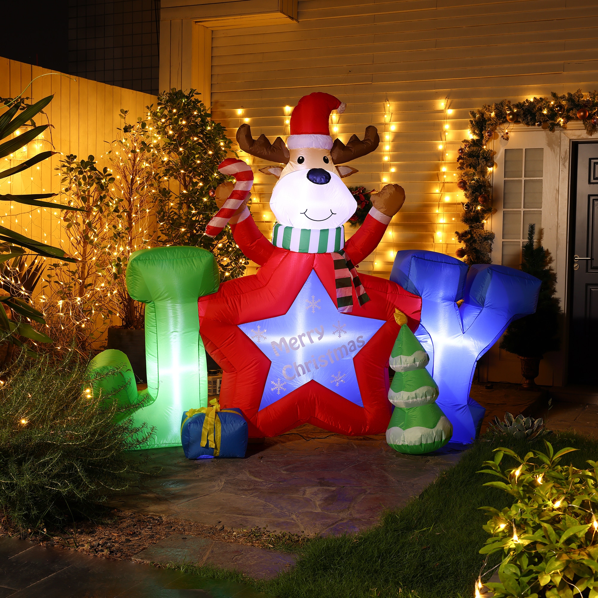 LuxenHome WHIN1777 Christmas-Inflatables - View #3