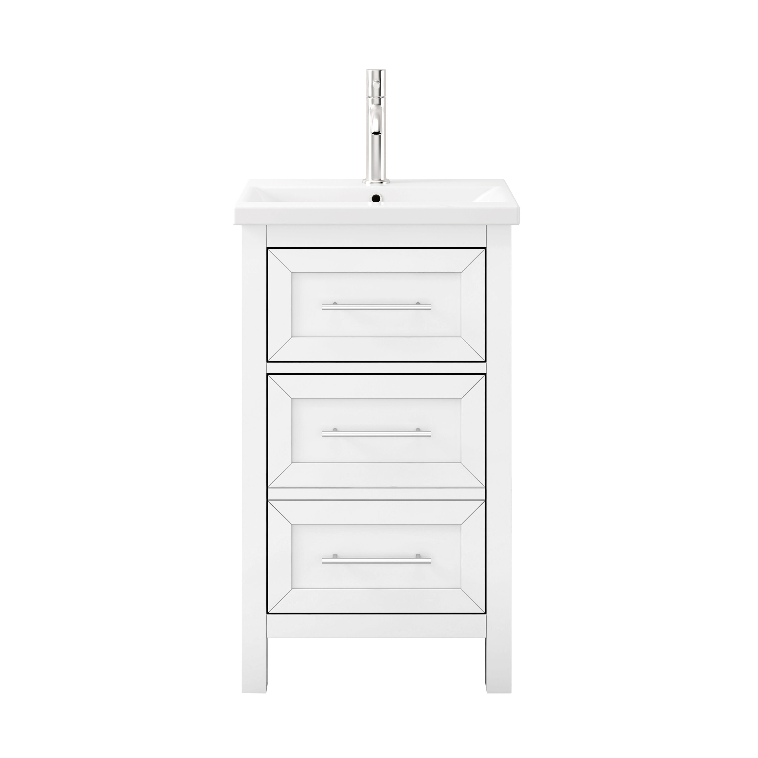TJAmerican TJ02-22V2016WH Bath-Vanity-Combo - View #2