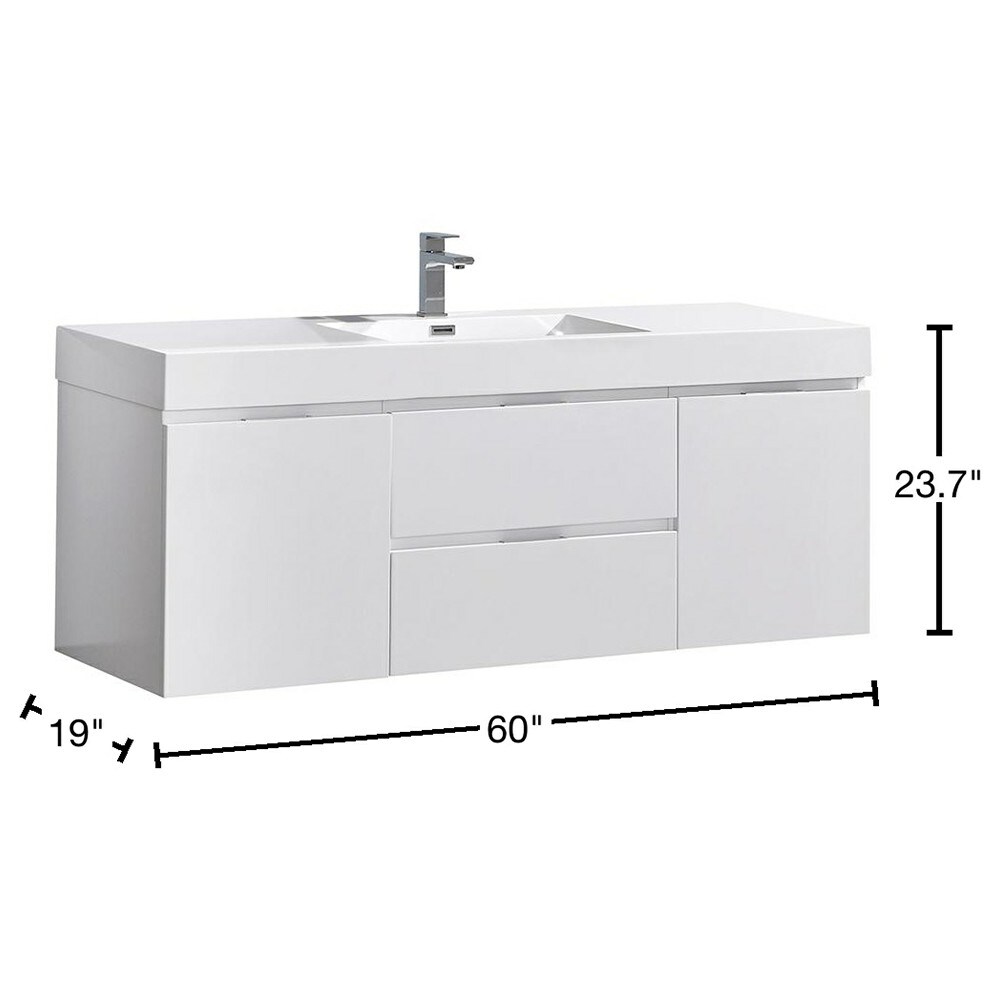 Fresca FCB8360WH-I Bath-Vanity-Combo - View #13