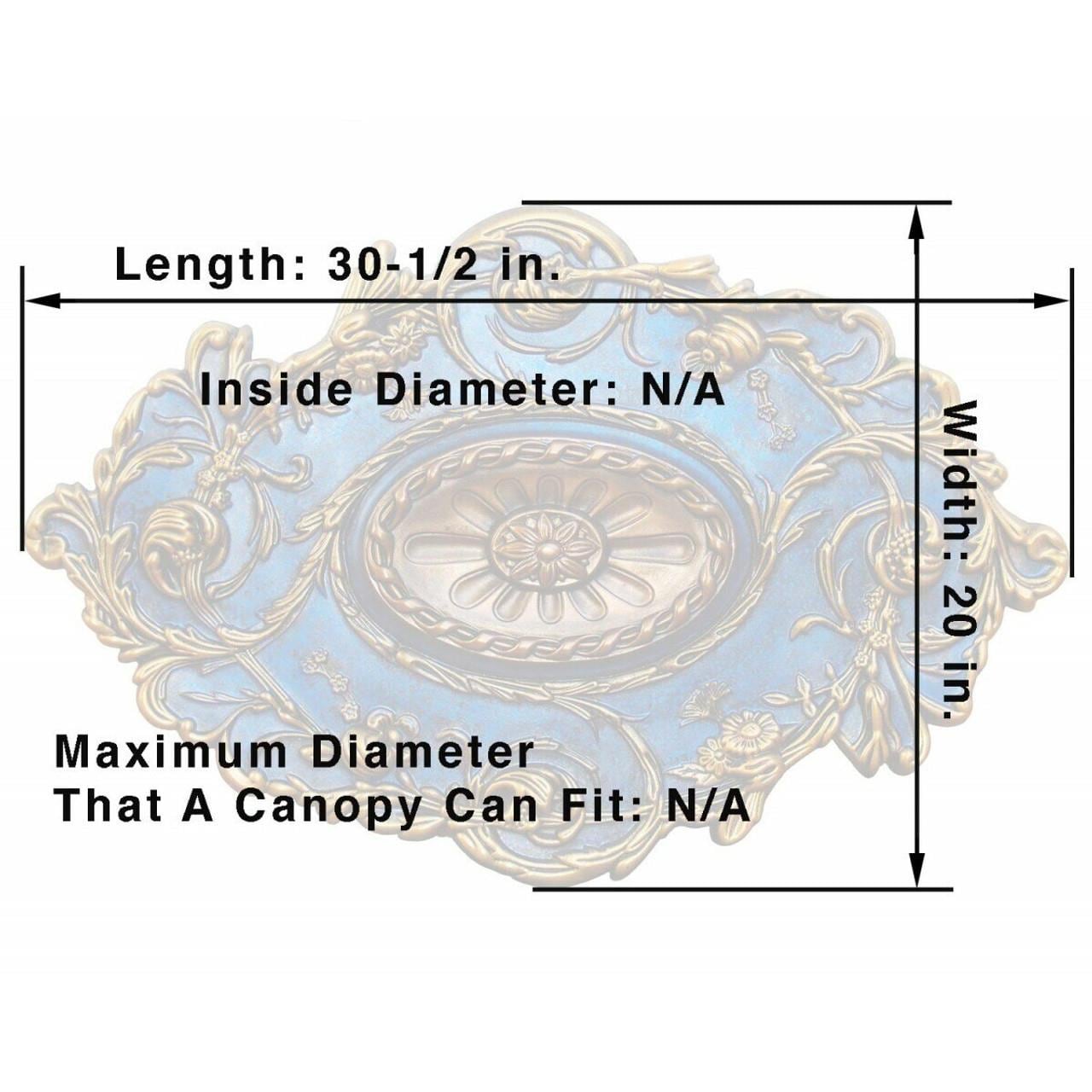 From Plain to Beautiful in Hours CCMF-094-INT-LL Ceiling-Medallions - View #5