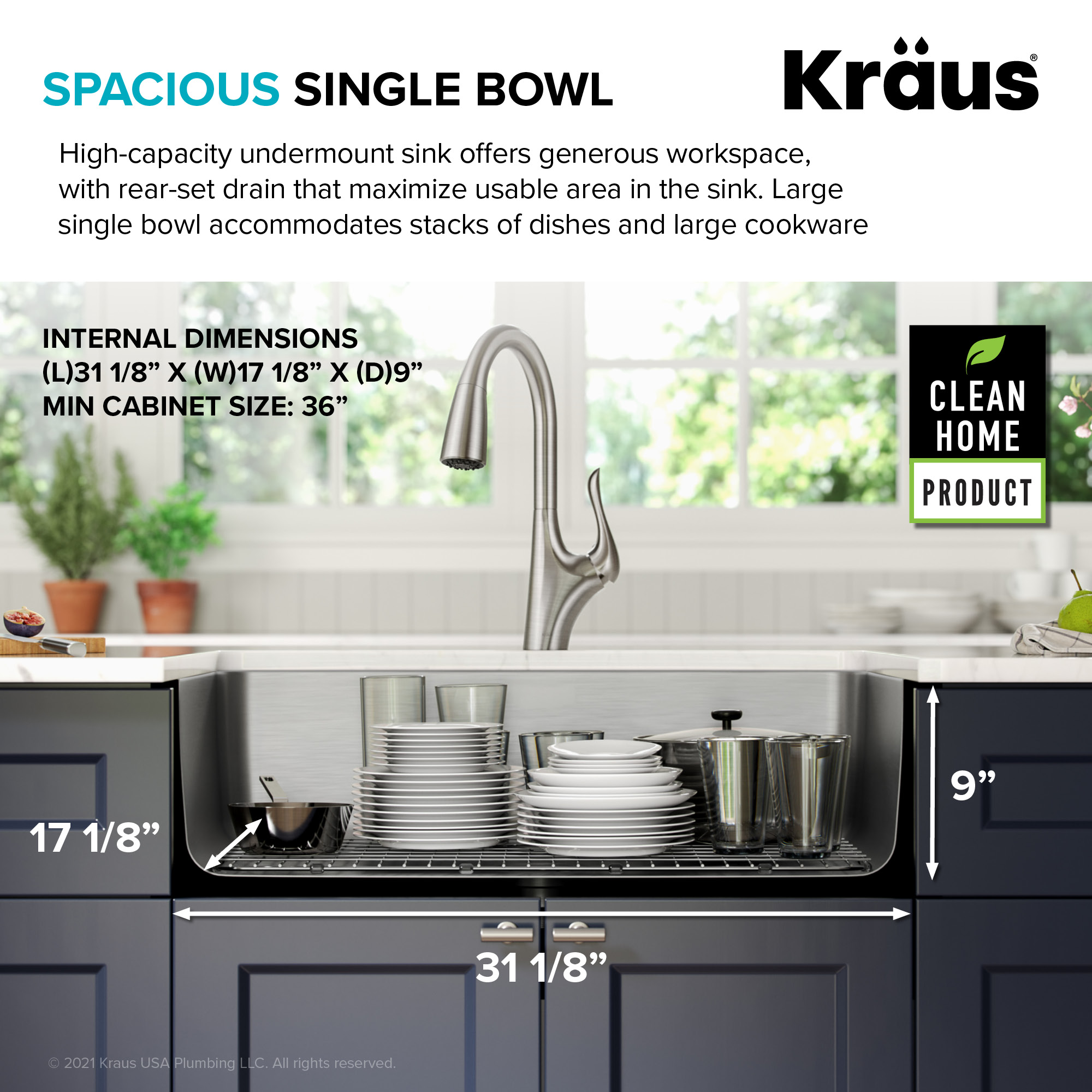 Kraus KA1US33B Kitchen-Sinks - View #5