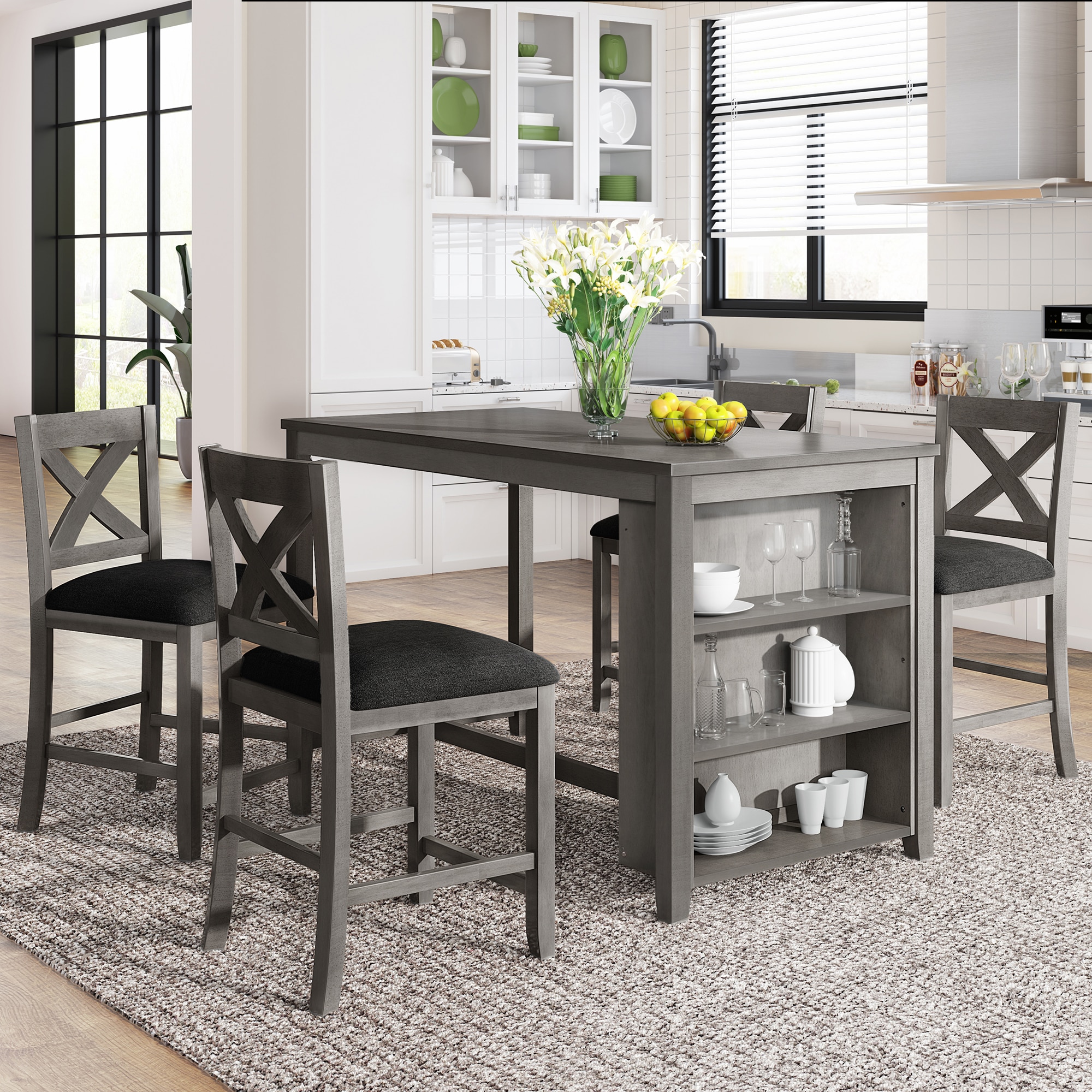 SINOFURN SYA010570GY Dining-Sets - View #5
