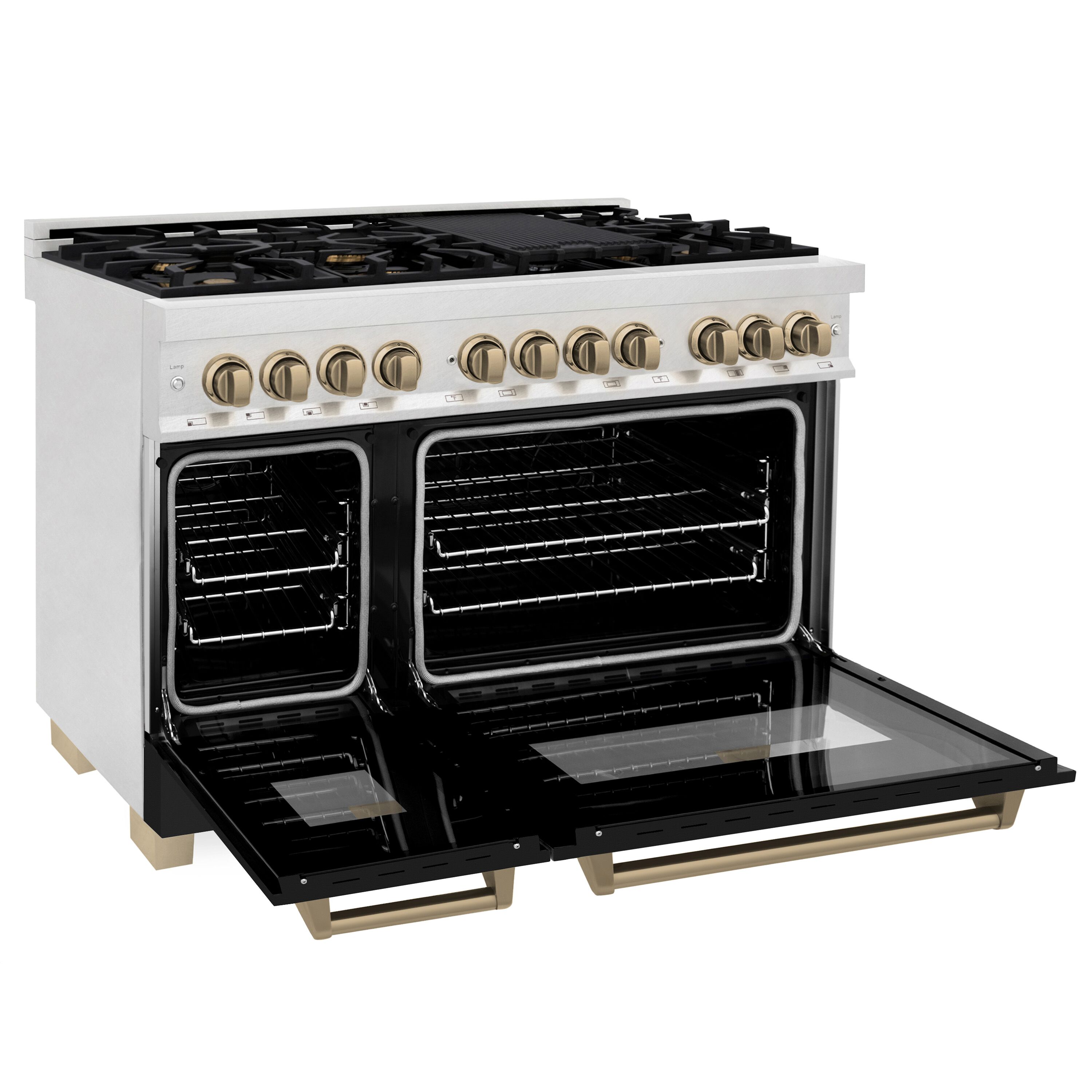 ZLINE KITCHEN & BATH RASZ-BLM-48-CB Double-Dual-Fuel-Ranges - View #3