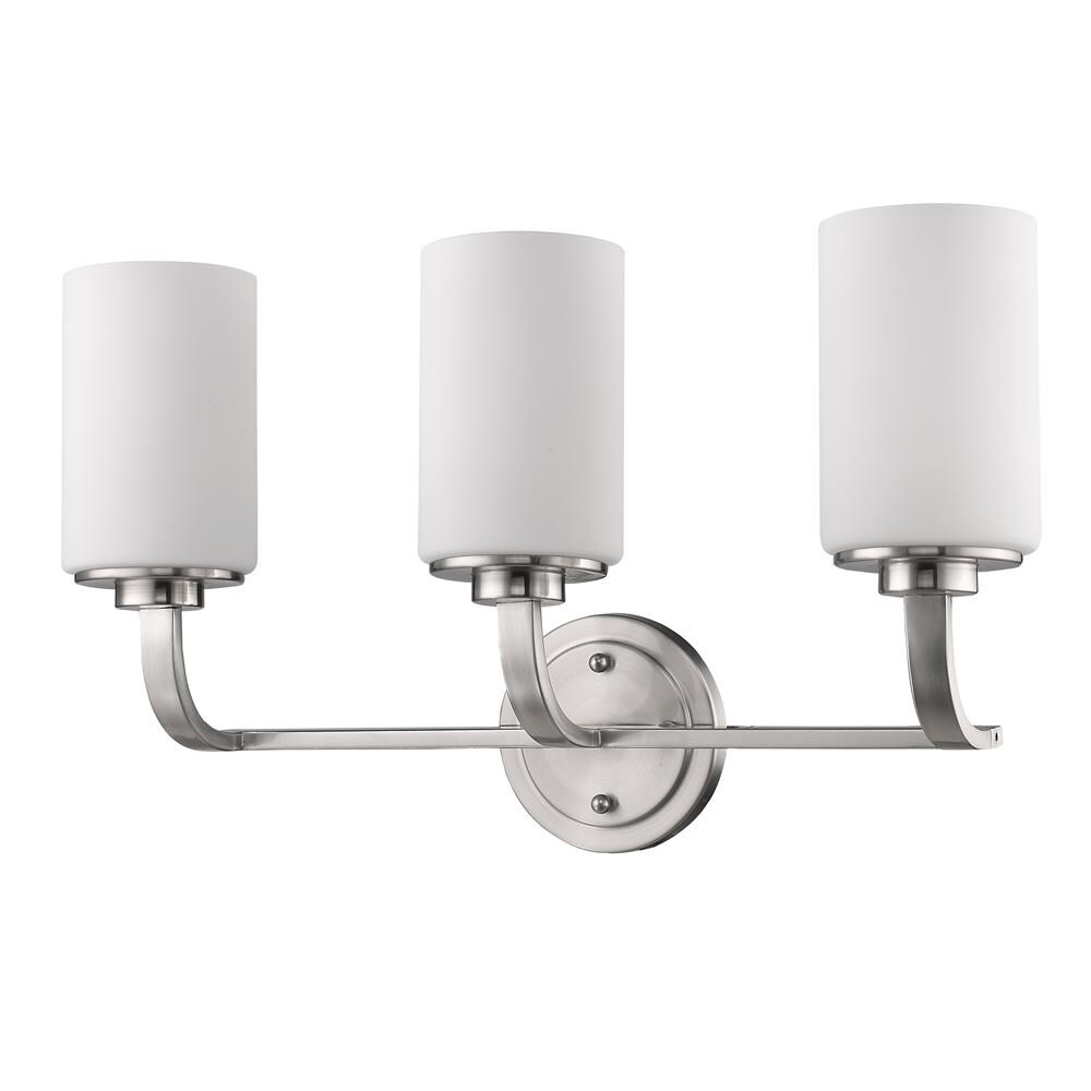 Acclaim Lighting IN41245SN Addison 6.5-in 3 -Light Satin Nickel Transitional Vanity light