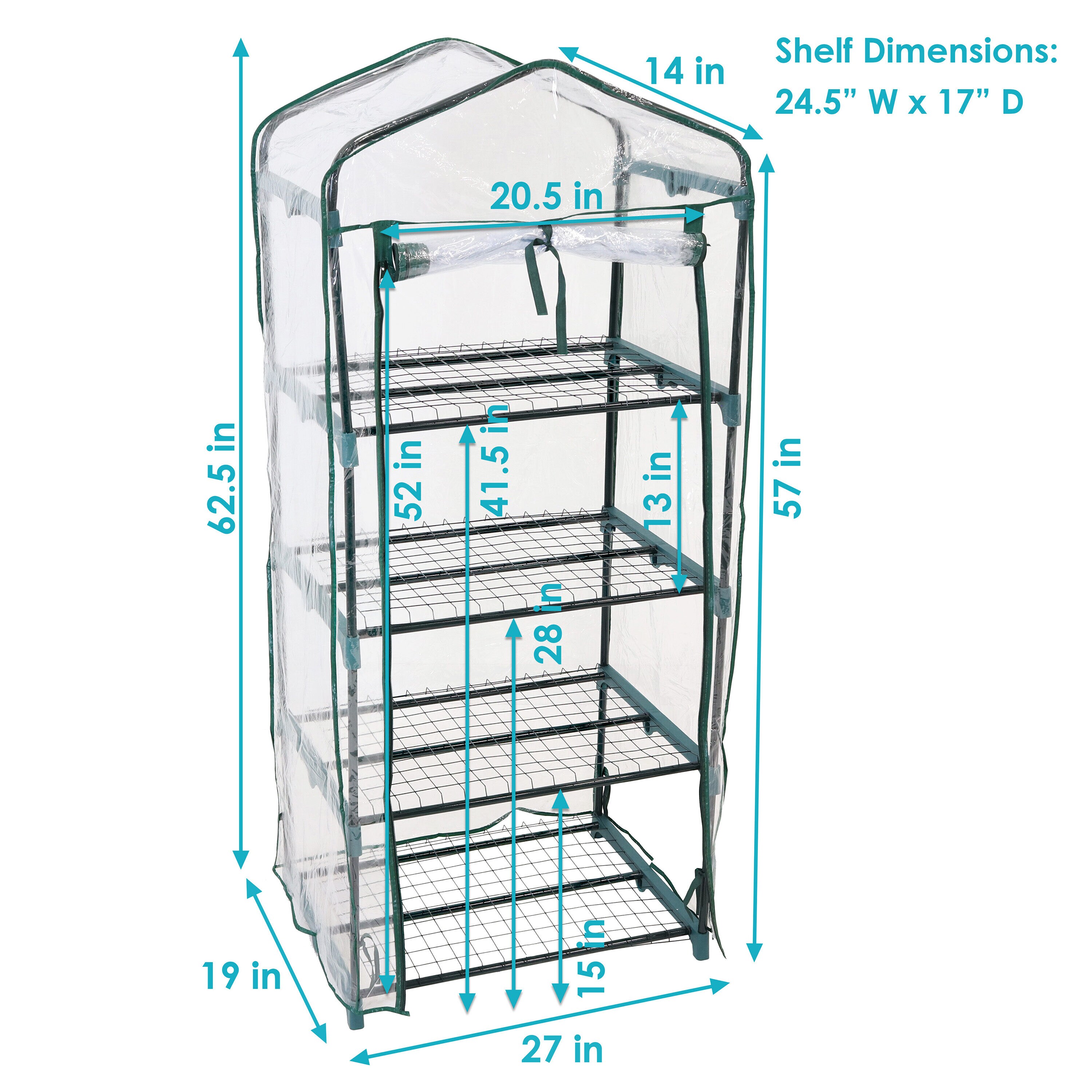 Sunnydaze Decor HGH-932 greenhouses - View #5