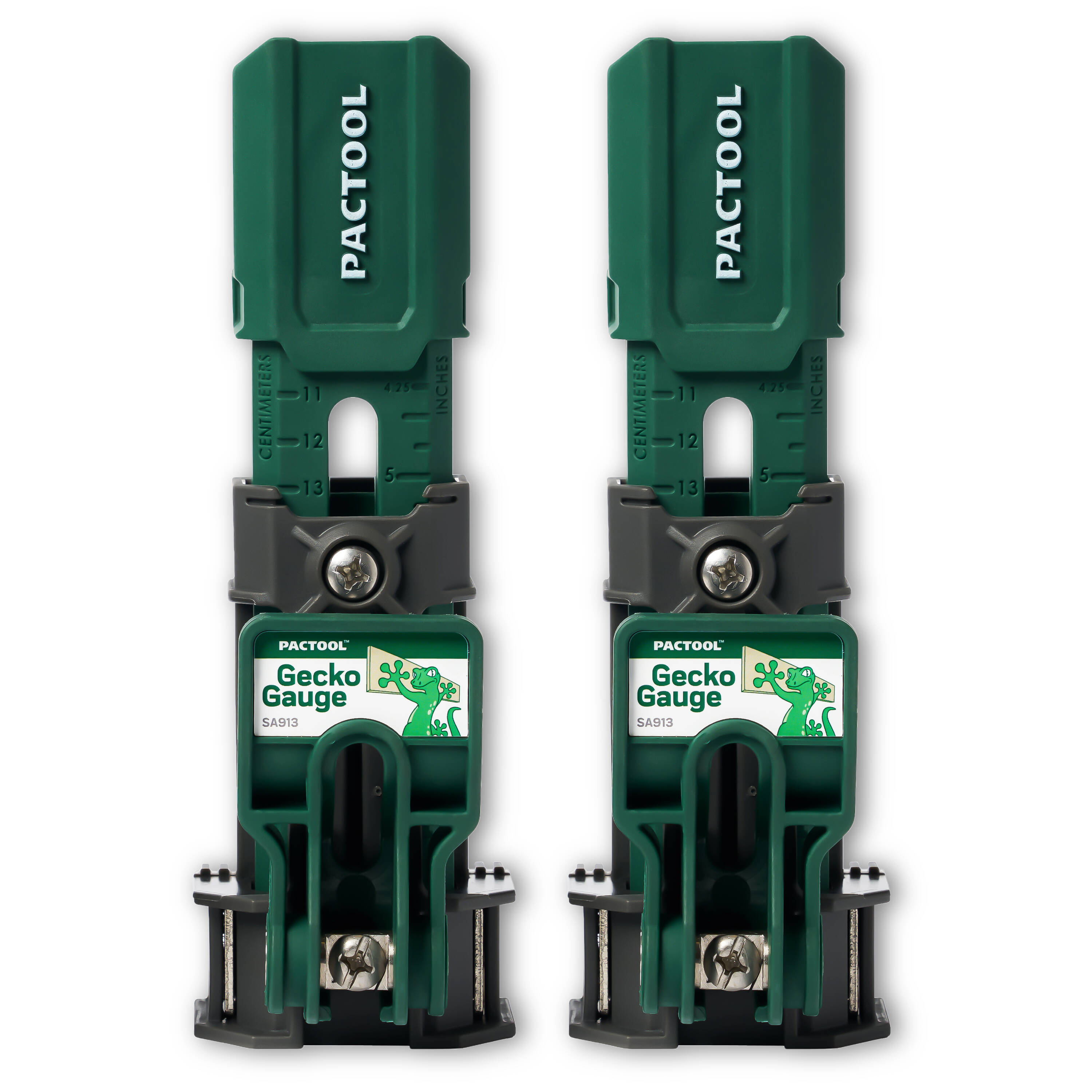 PacTool Universal Gecko Gauge 2 -Pack Siding gauges in the Siding