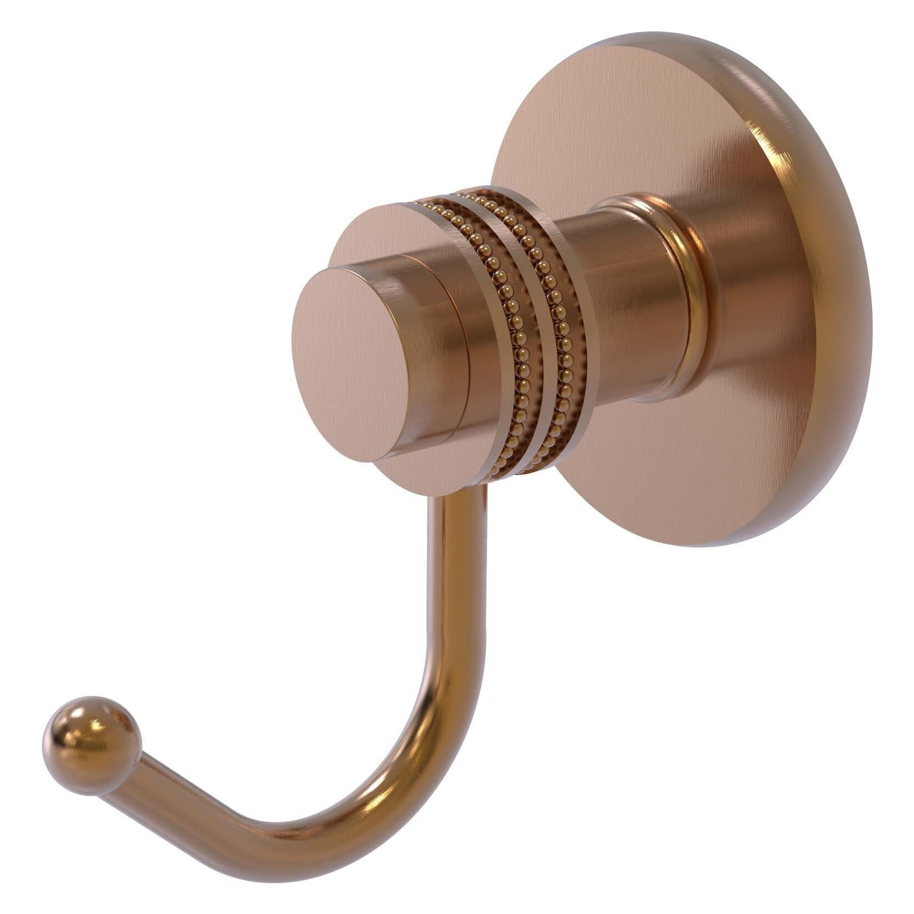 Allied Brass 920D-BBR Mercury Brushed Bronze Single -Hook Wall mount Towel Hook