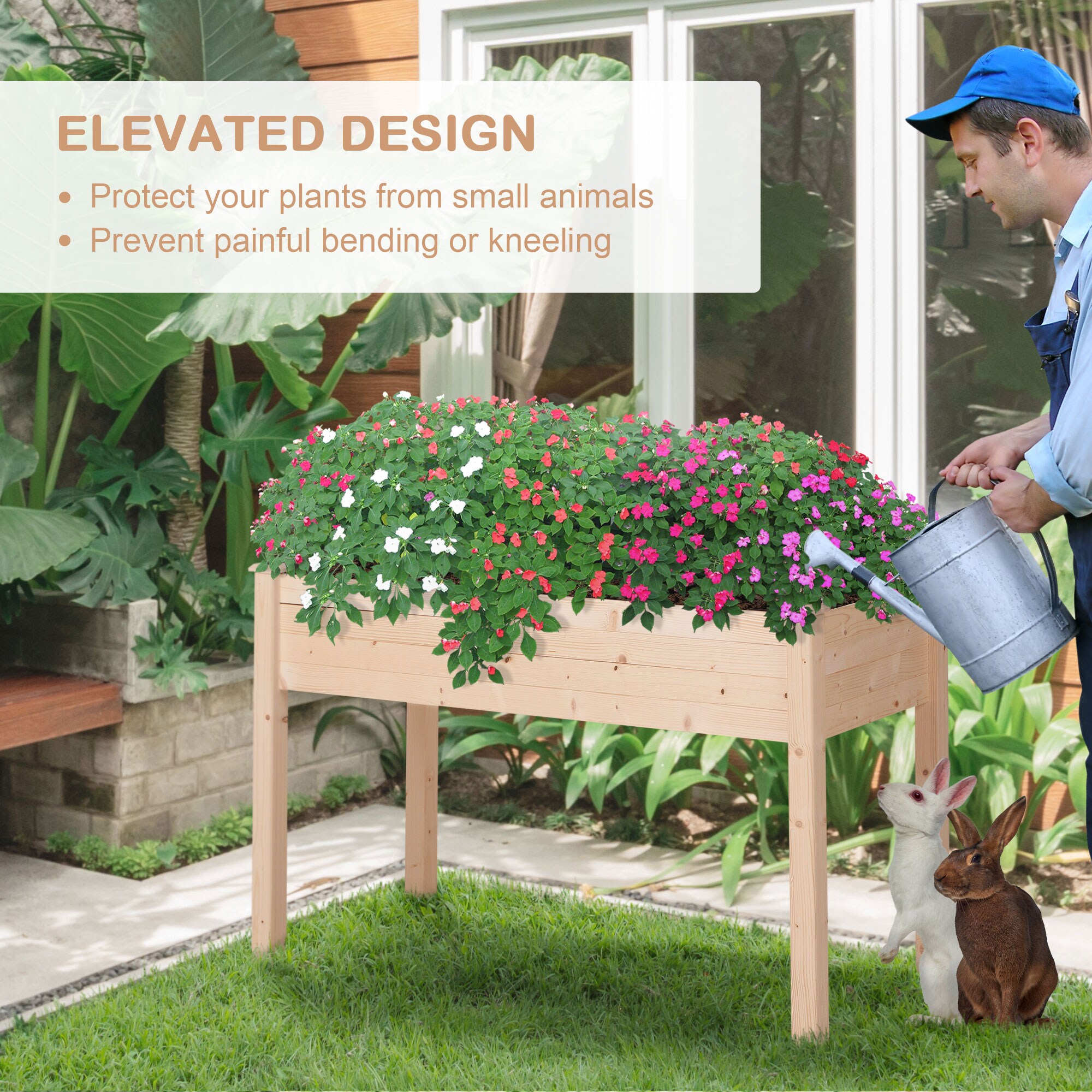 Damerin W215RA Raised-Garden-Beds - View #4