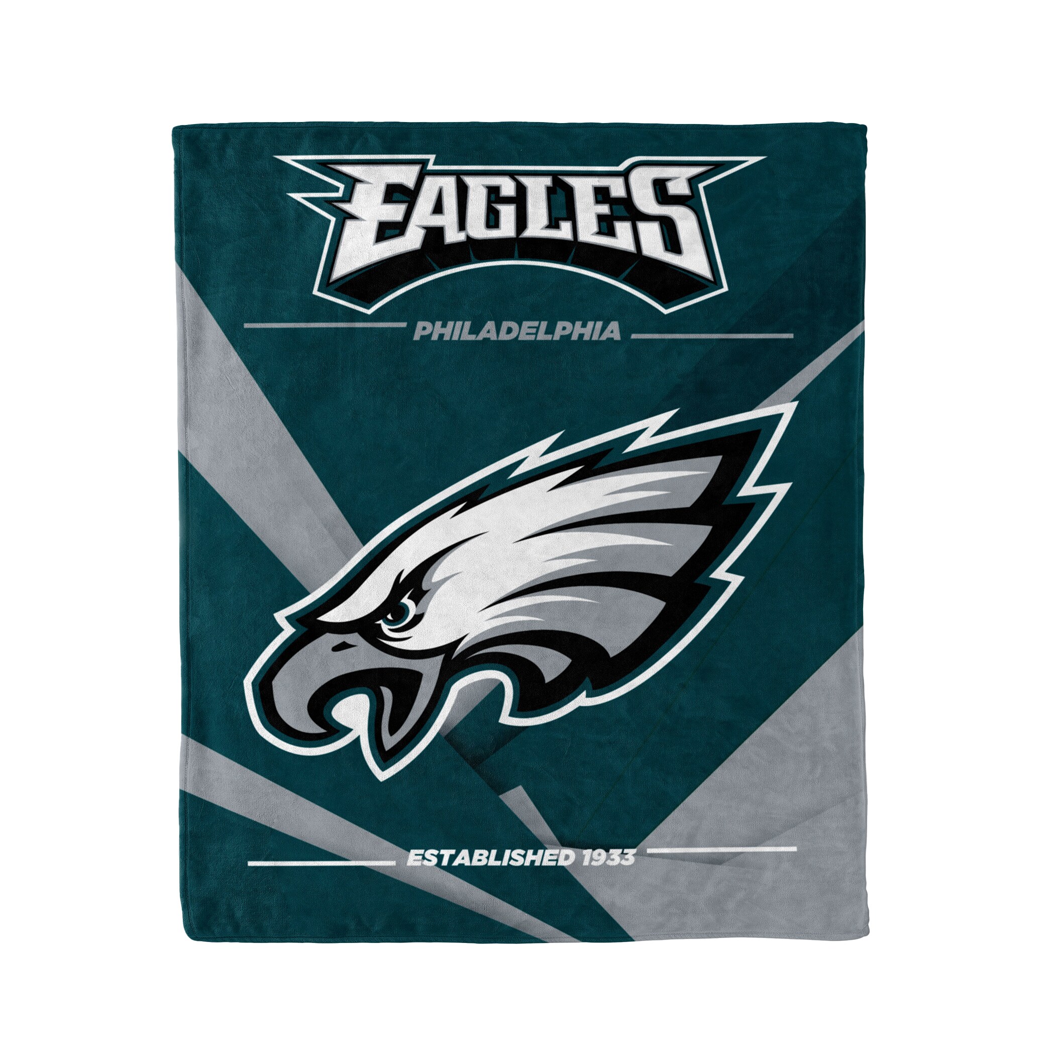 Cathay Sports Philadelphia Eagles Midnight Green/Silver 60-in x 80-in Throw  in the Blankets & Throws department at