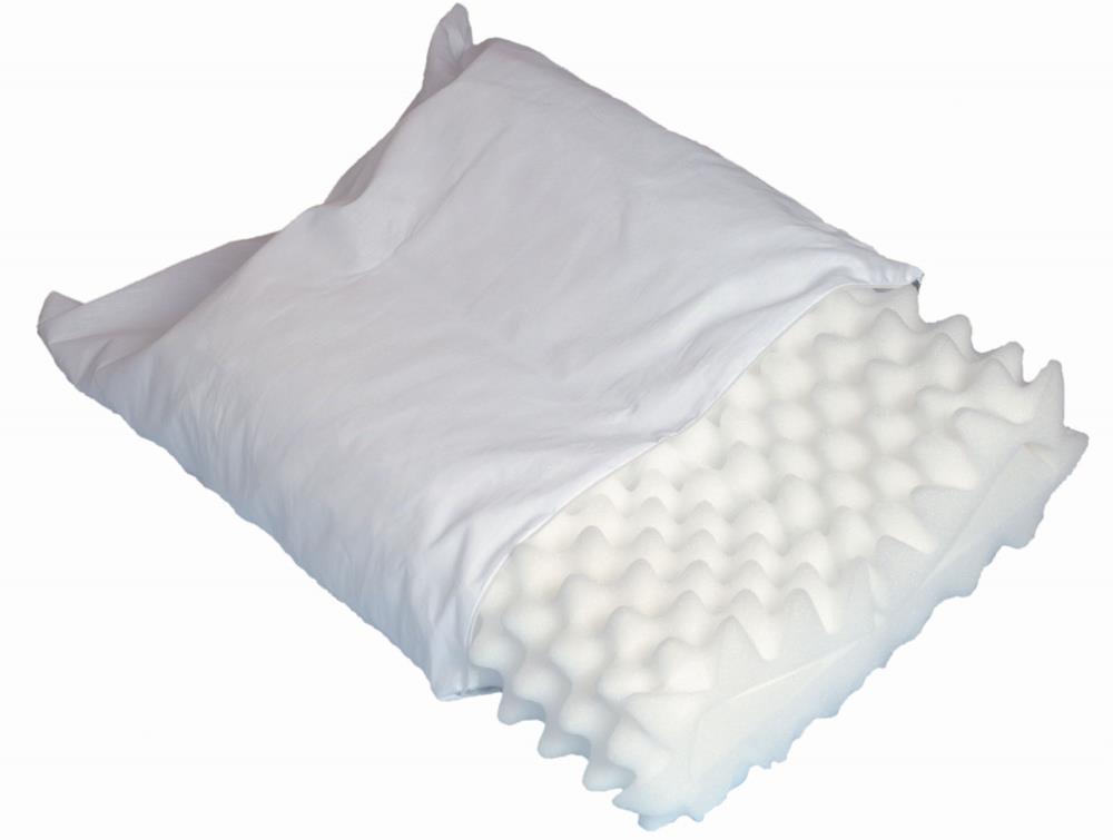 DMI Supportive Foam Wedge Pillow, White, Small