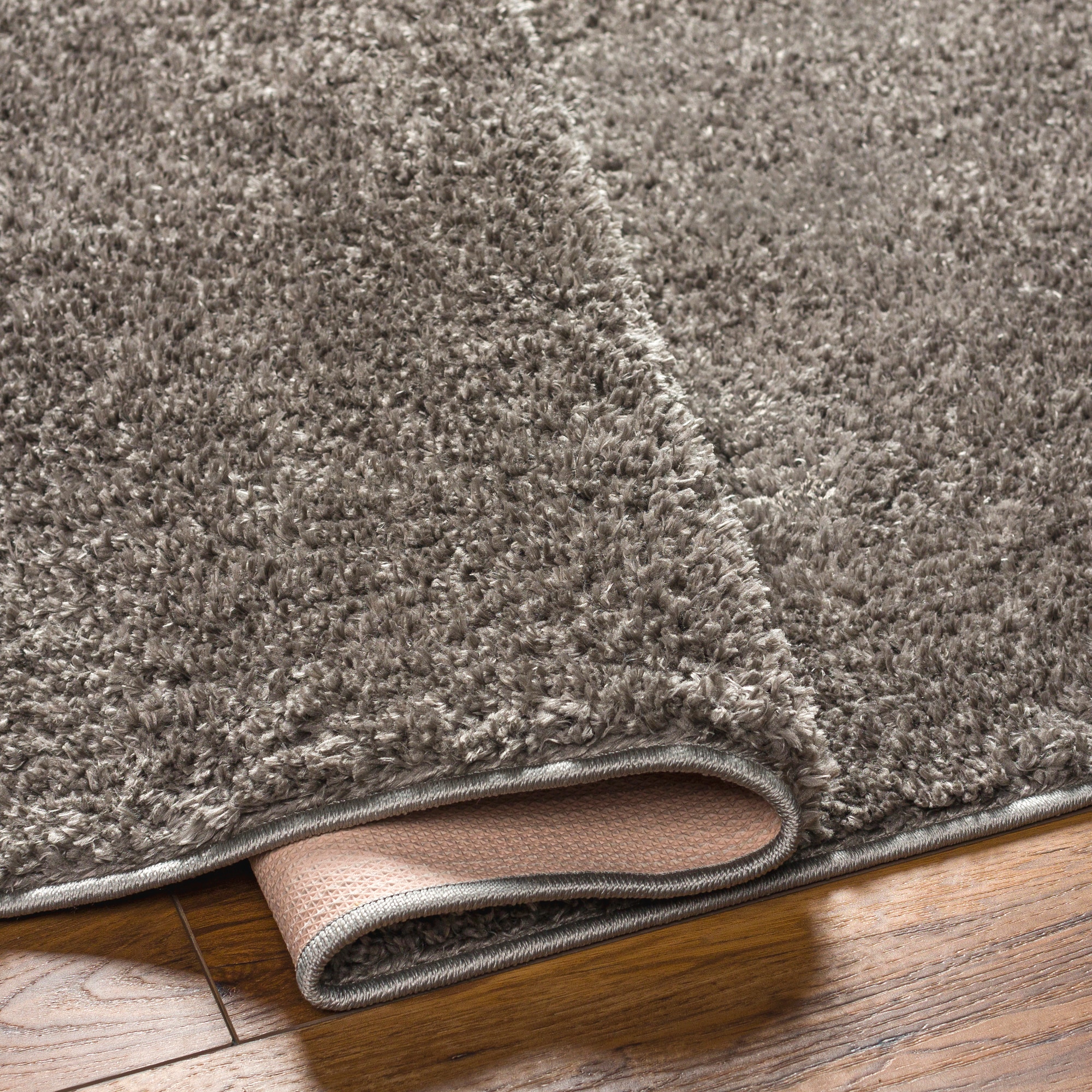 Livabliss 4 X 6 (ft) Medium Gray Indoor Solid Machine Washable Area Rug ...