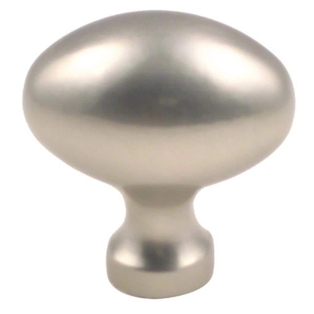 Rusticware 965SN Traditional 1-3/8-in Satin nickel Oval Traditional Cabinet Knob