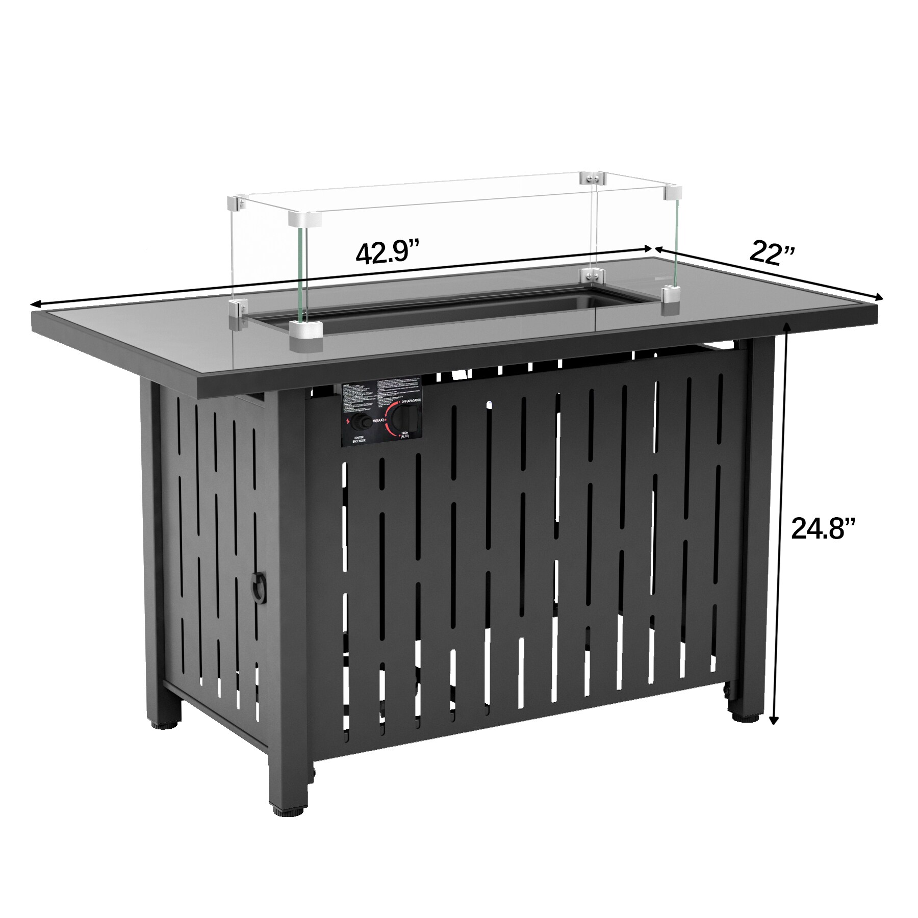 Runesay FIREPIT01 Outdoor-Gas-Firepits - View #6