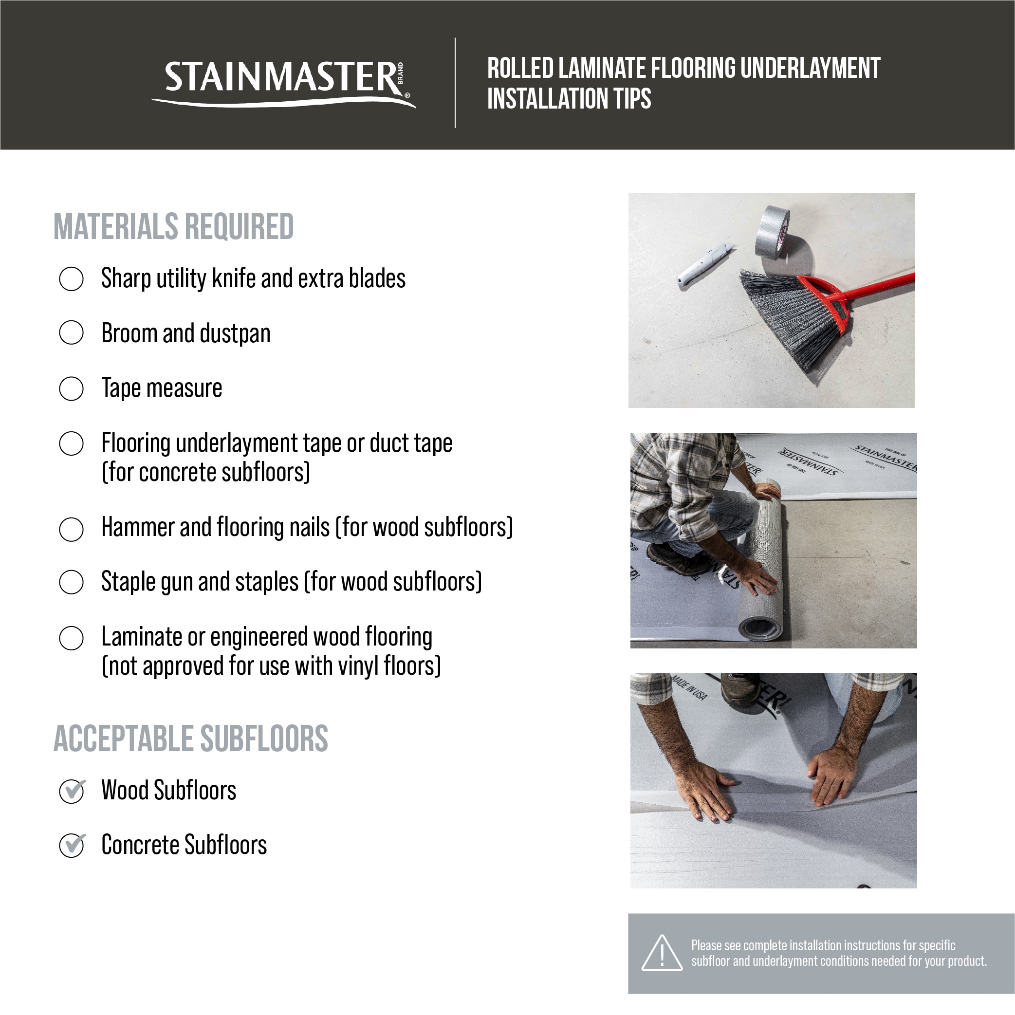 STAINMASTER 2200000438 Laminate-Underlayment - View #13