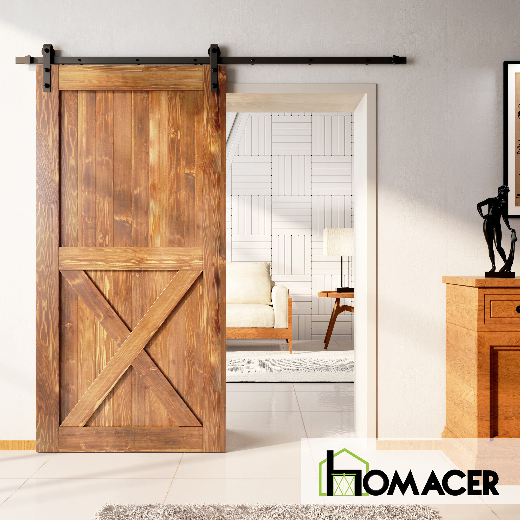 HOMACER 4284-X-EA Barn-Doors - View #2