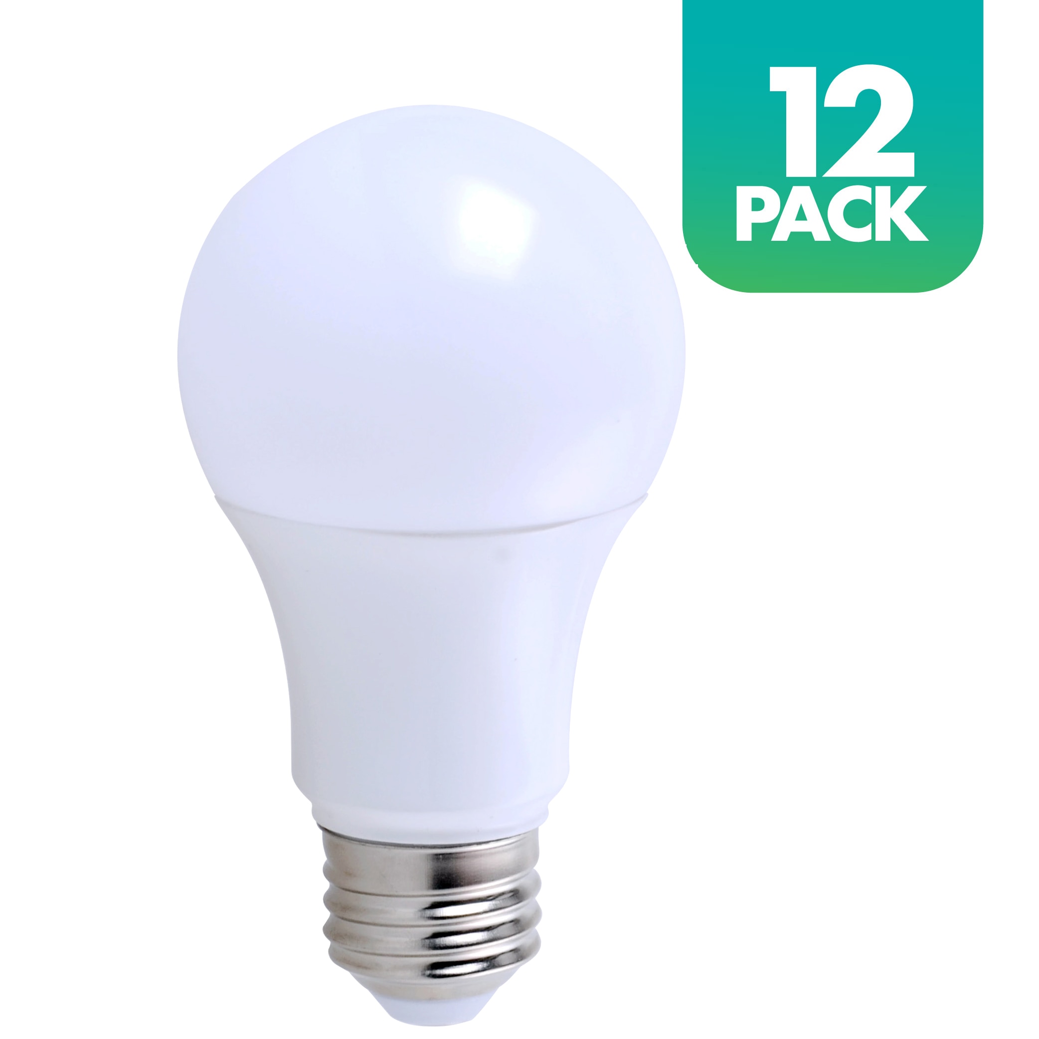 Simply Conserve L09A1950KENCL-12PK Eco-Efficient 60 -Watt EQ A19 Daylight Medium base (E-26) Dimmable LED General purpose Light Bulb 12 -Pack