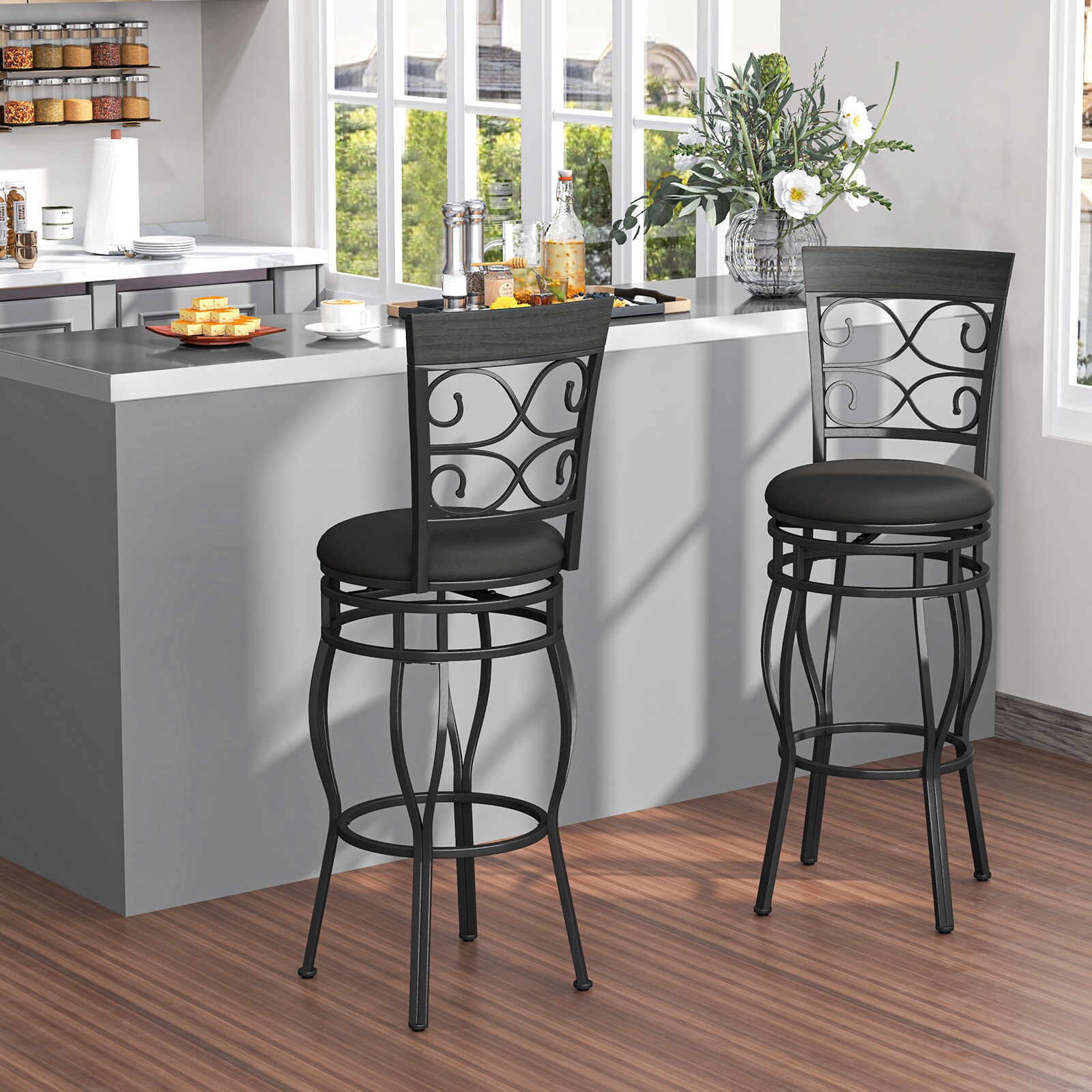 Slickblue D-CO-KD99376WH stools - View #3