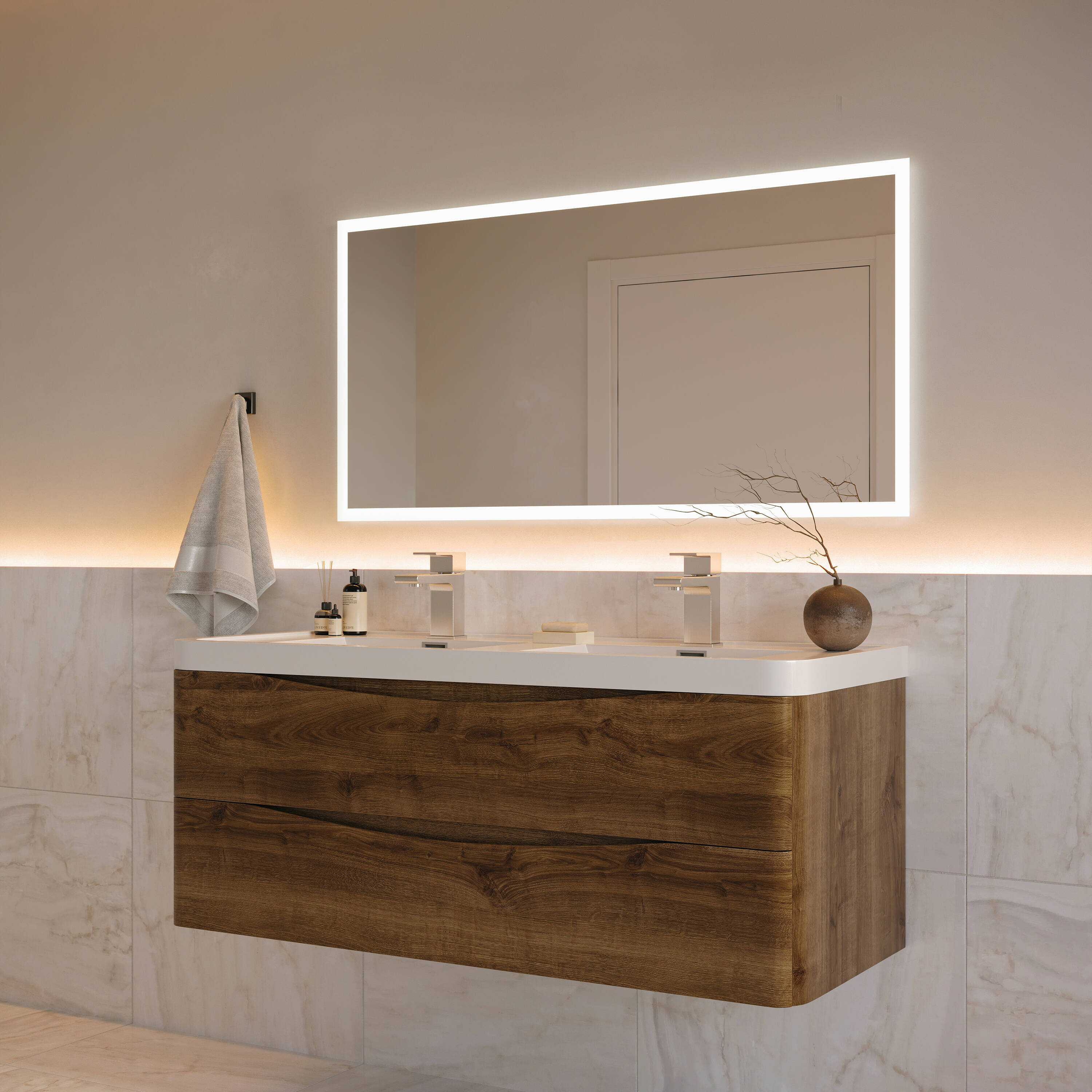 Fresca FCB9048RW-D-I Bath-Vanity-Combo - View #4