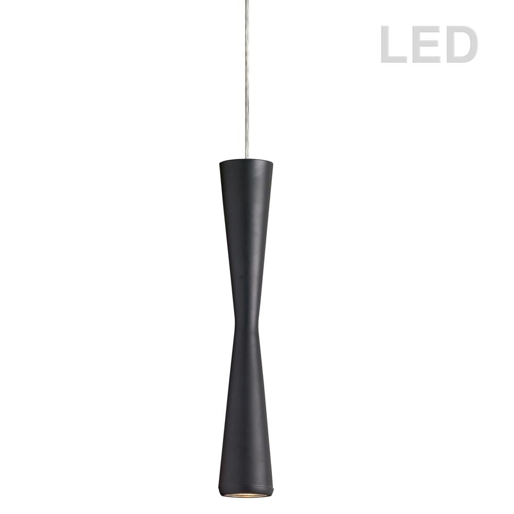 Dainolite 8901LED-1P-MB 1 -Light Black Modern/contemporary Bell Mini Hanging Pendant light