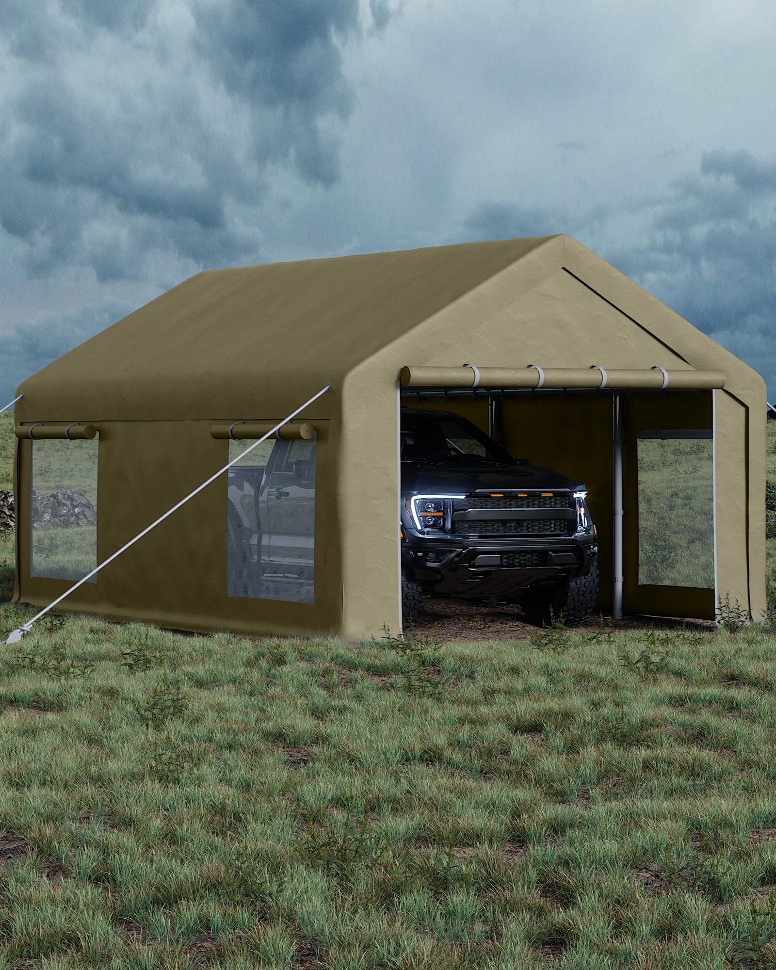 GarveeLife CLJ-OLE6YI-ONN1RLZ Carport-Covers - View #7