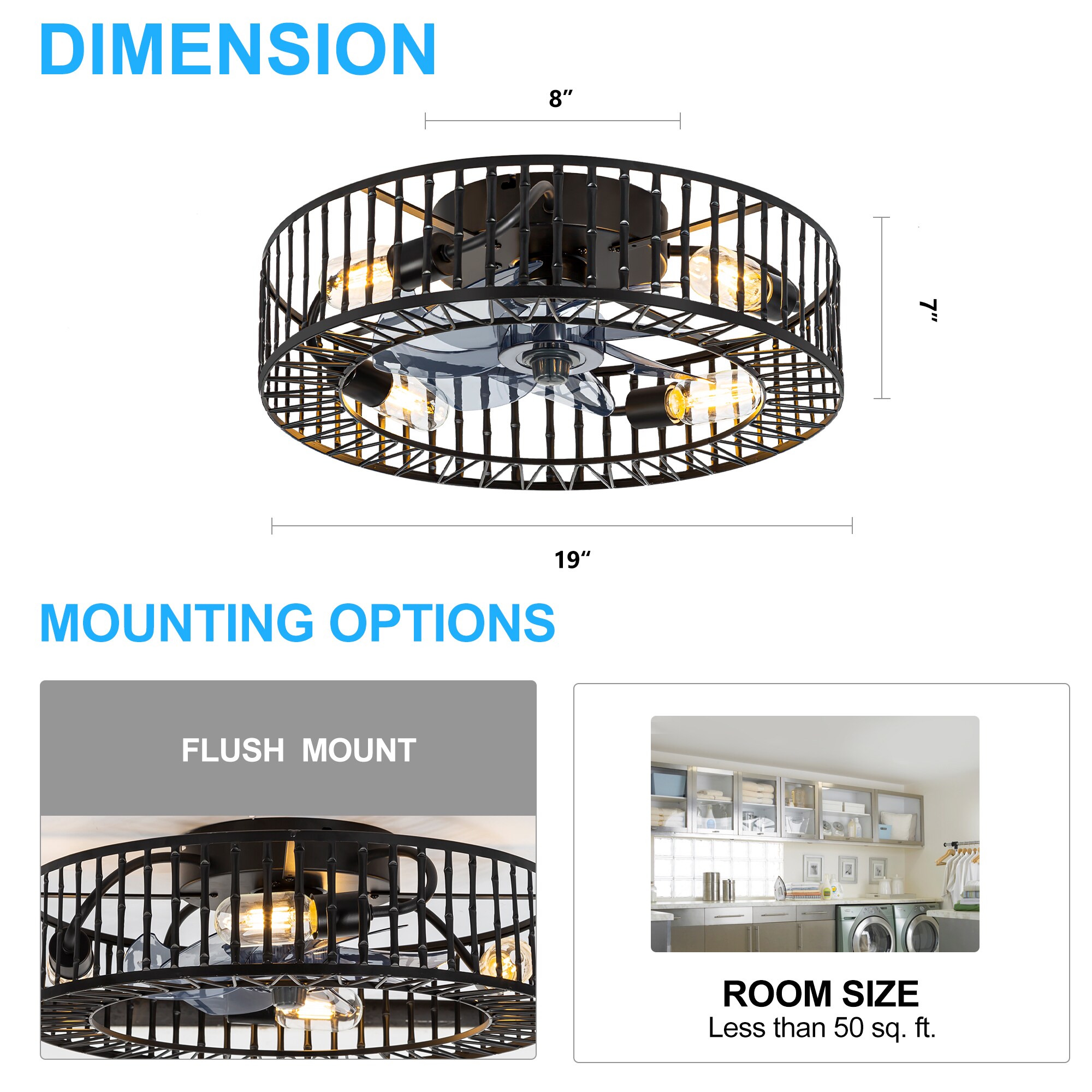 Breezary 33039-BK Ceiling-Fans - View #8