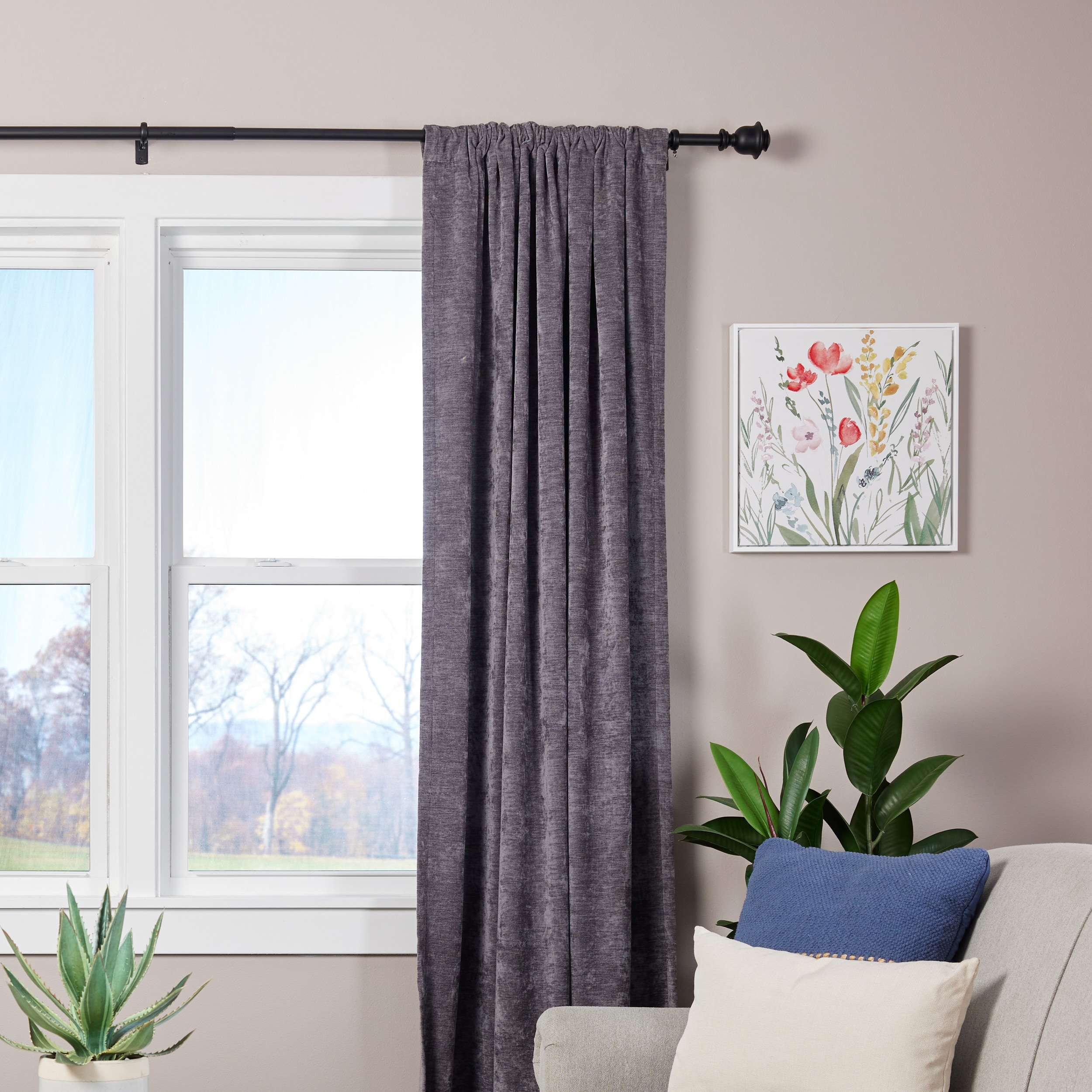 allen + roth FSI 1331A MBLK Curtain-Rods - View #8