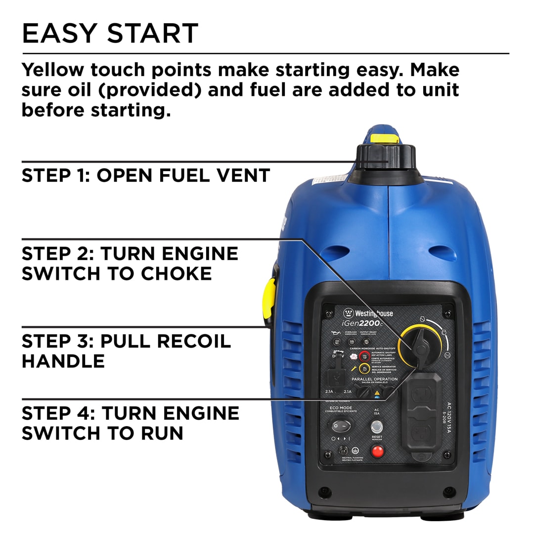 Westinghouse WH3700iXLTc Extended Run Time Fuel Kit with Internal