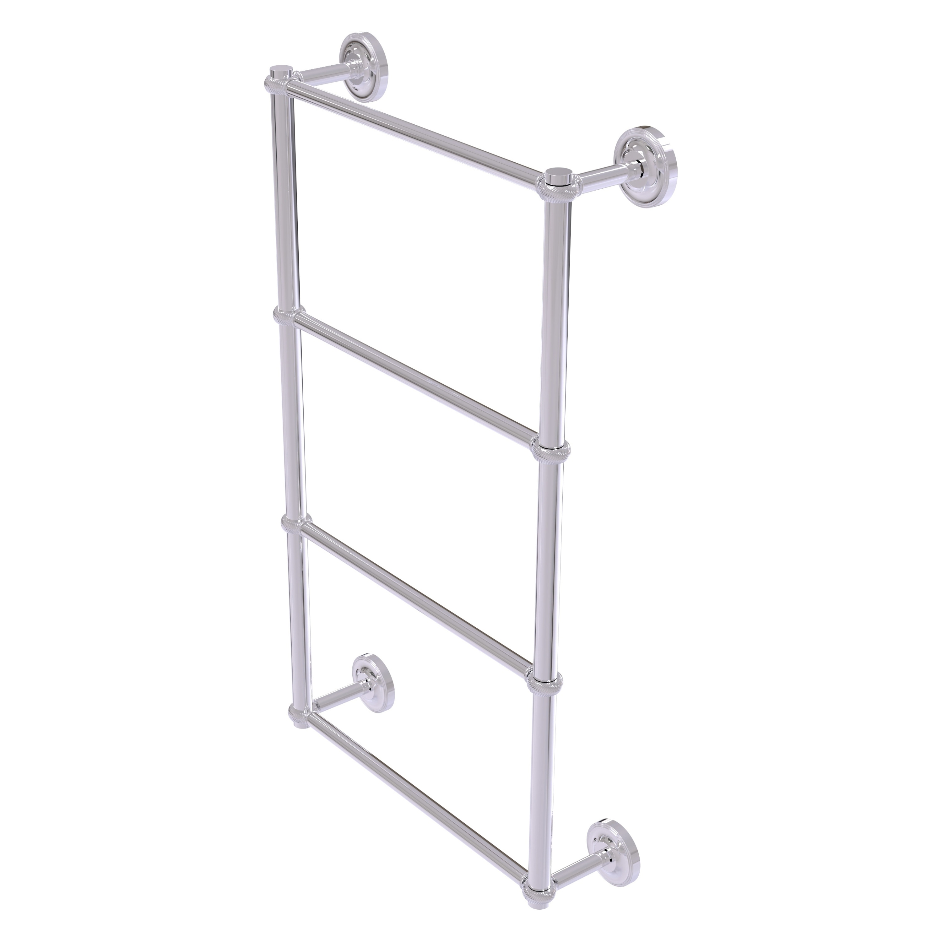 Allied Brass PR-28T-30-PC Prestige Regal 30-in double Polished Chrome Wall mount 4-tier Towel Bar