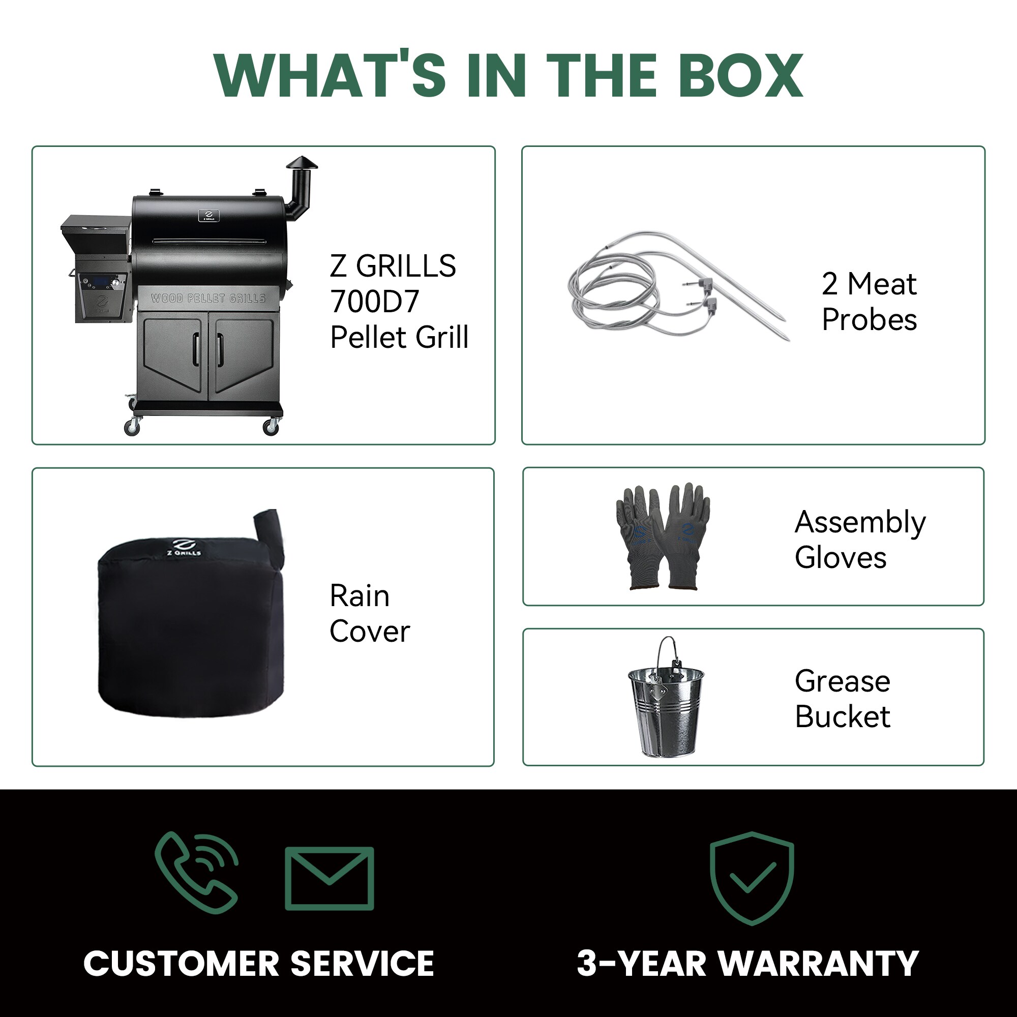Z GRILLS ZPG-700D7 Pellet-Grills - View #13