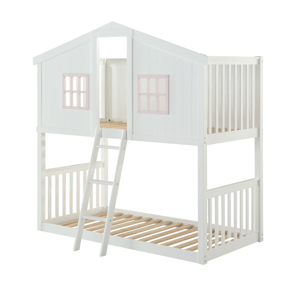 Acme Furniture Rohan Cottage White And, Cottage Bunk Beds