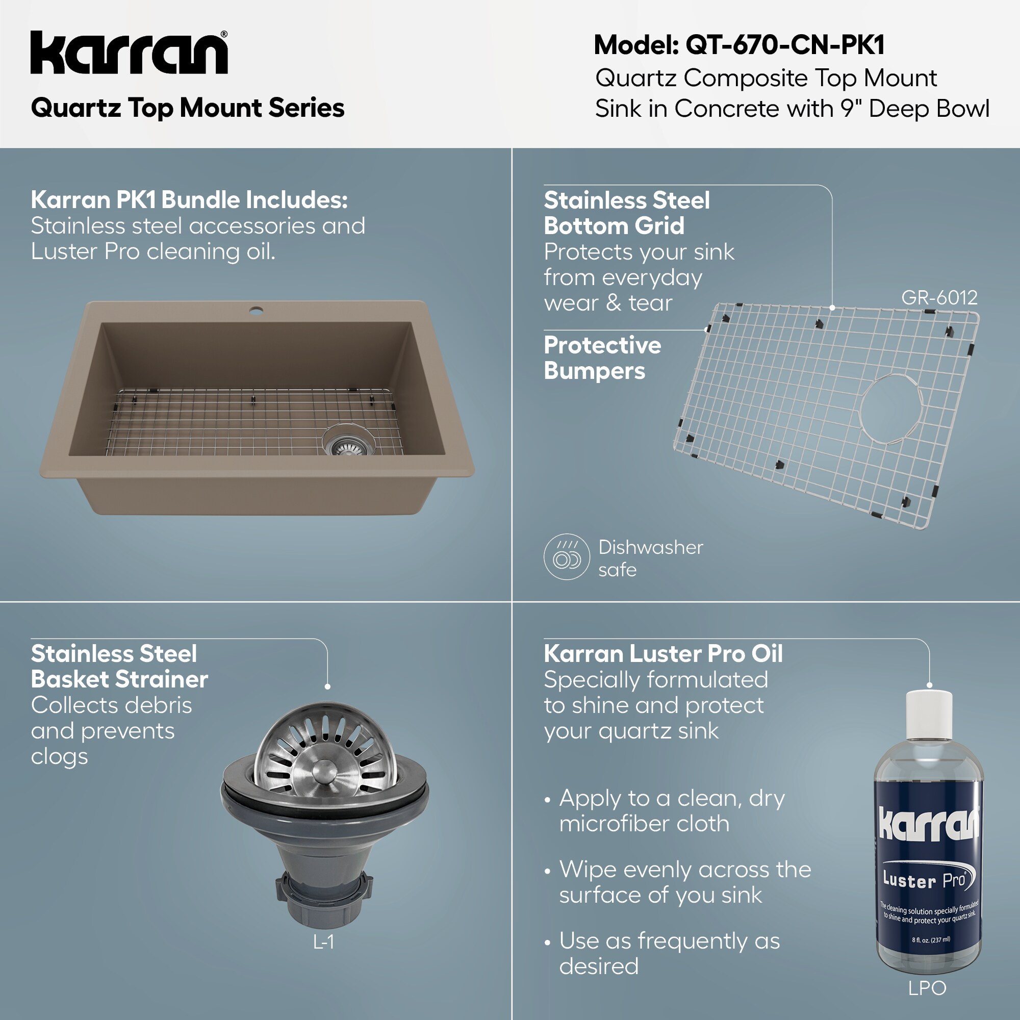 Karran QT-670-CN-PK1 Kitchen-Sinks - View #6